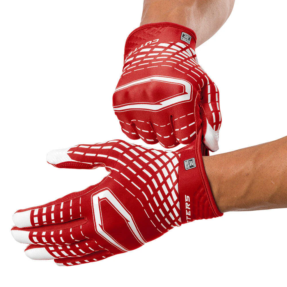 Cutters Rev 5.0 Youth Football Receiver Gloves - Image 6