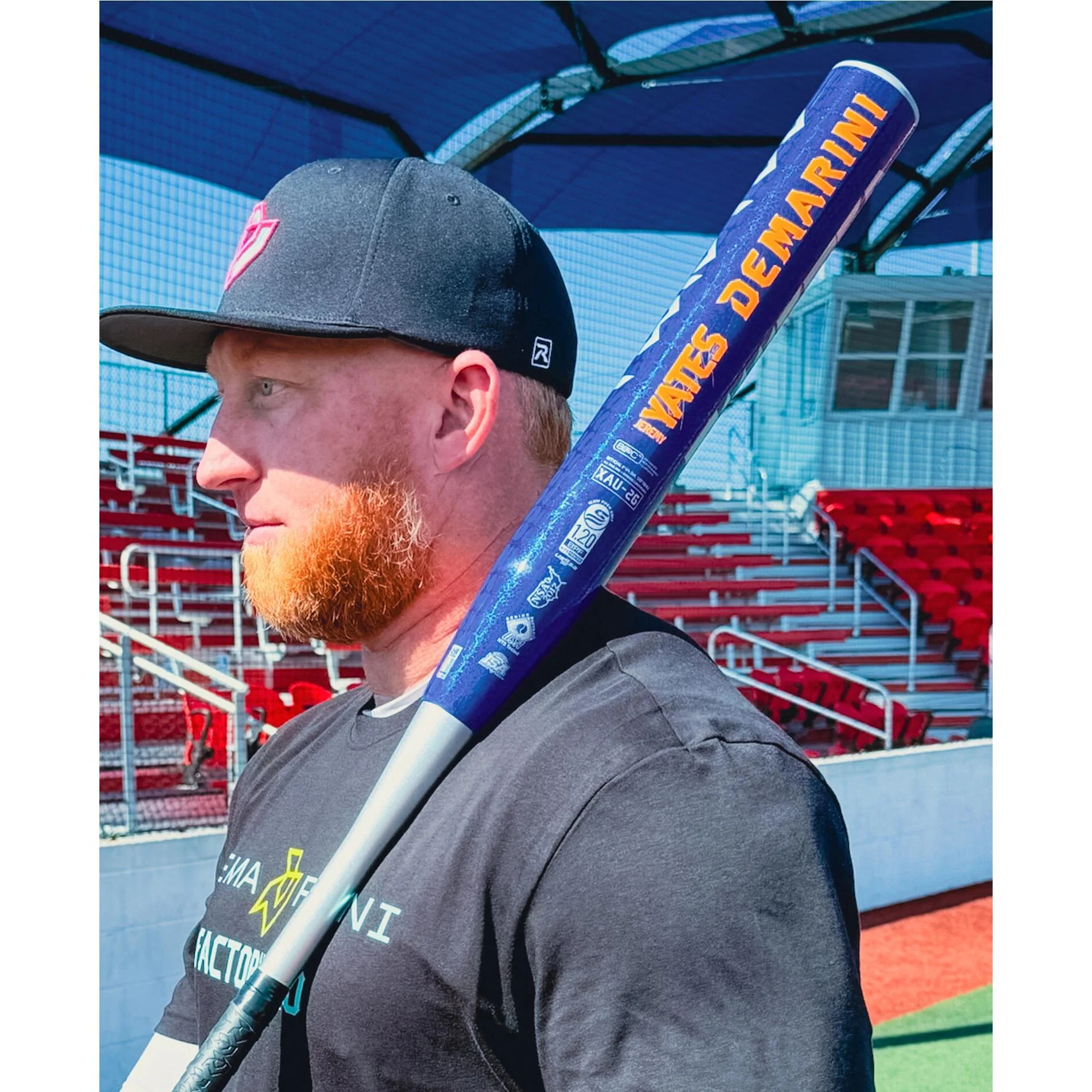 DeMarini 2026 Jeremy Yates Signature Twisted Mistress Slo-Pitch Bat - Image 8
