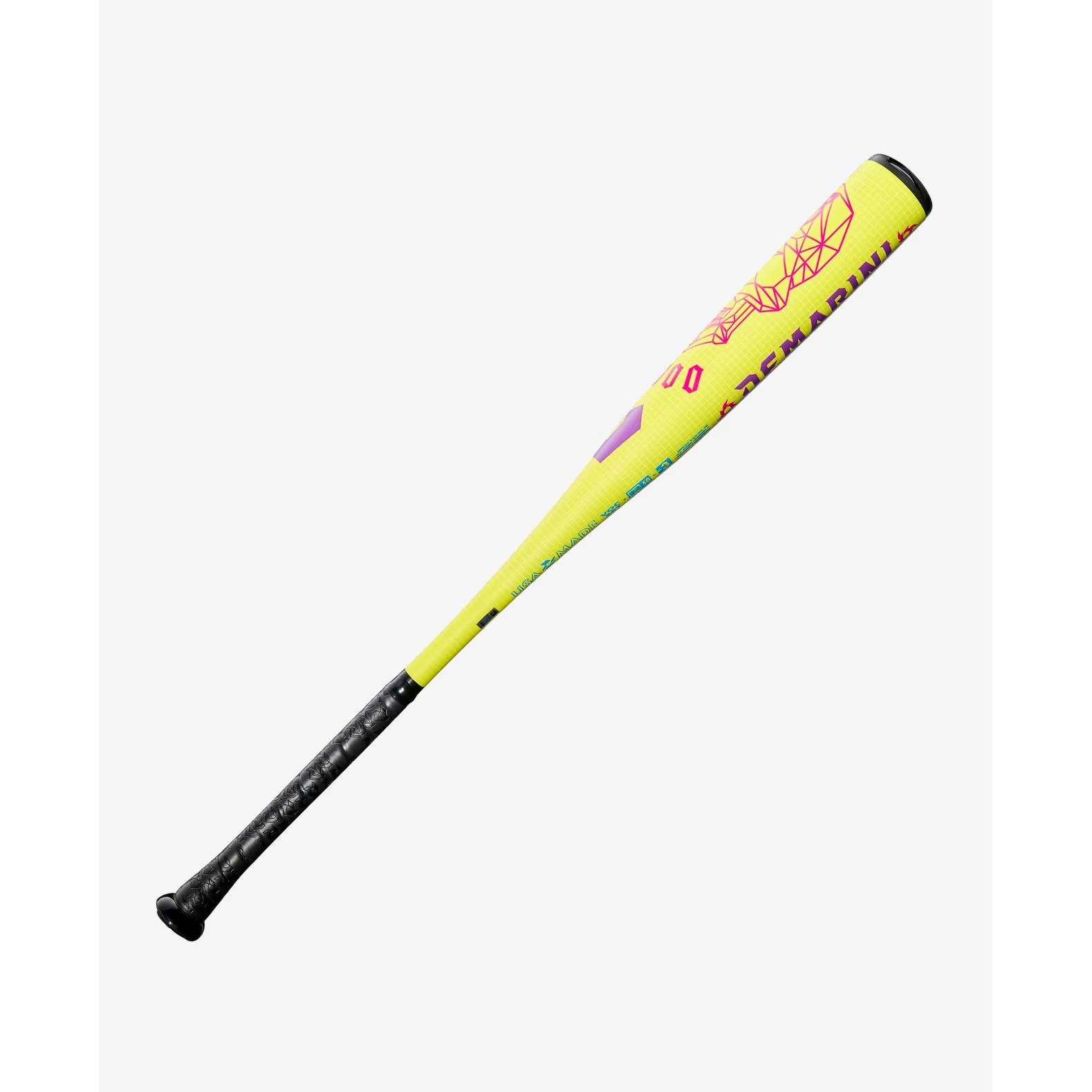DeMarini Solar Yellow Voodoo® One (-3) BBCOR Baseball Bat (2026) - Image 3