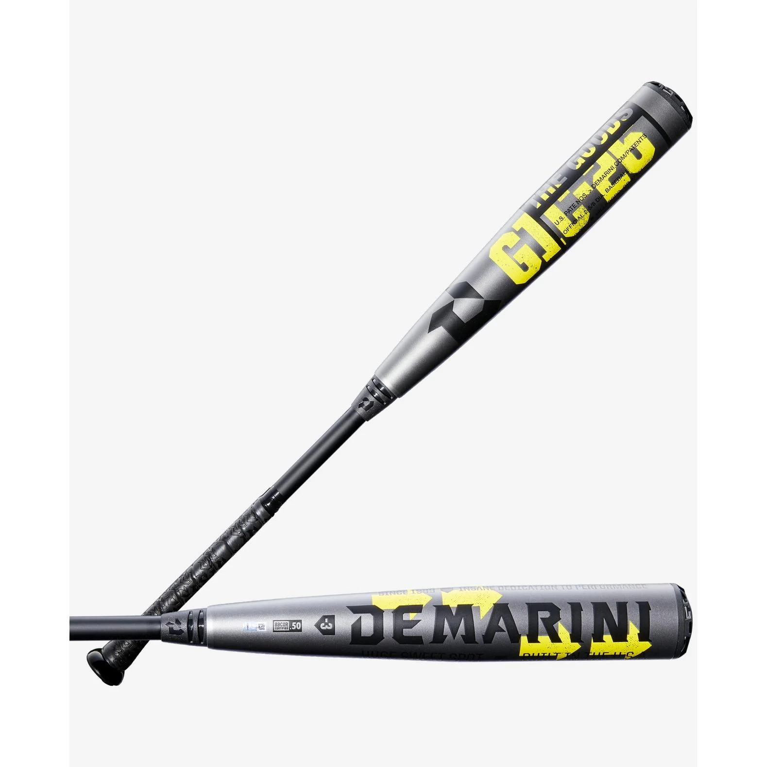 DeMarini The Goods™ Gunmetal (-3) BBCOR Baseball Bat (2026)