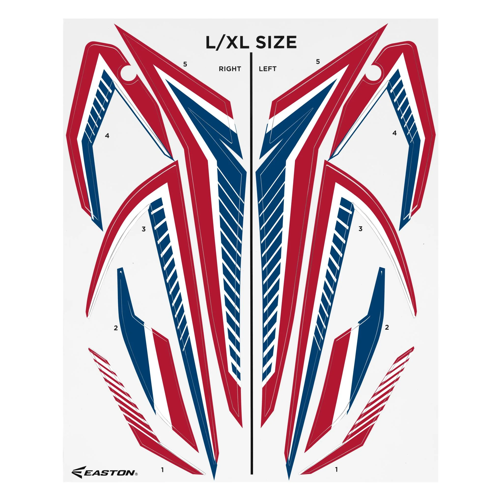 Easton Hellcat Softball Helmet Decal Kits - Image 5
