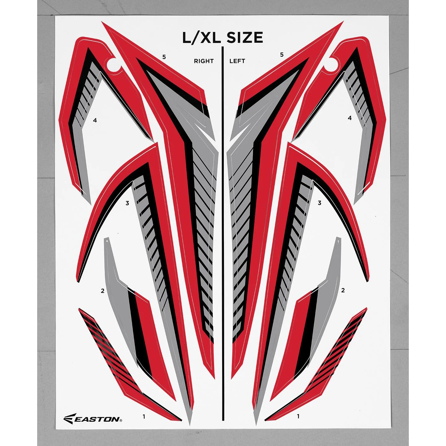 Easton Hellcat Softball Helmet Decal Kits - Image 6