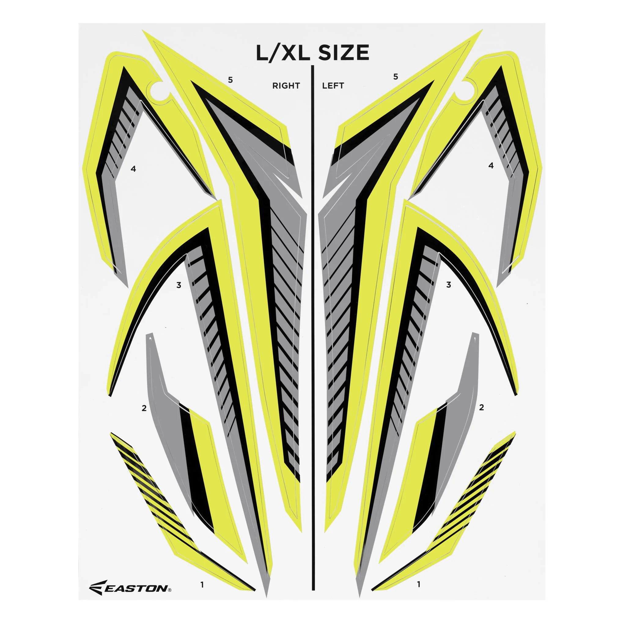 Easton Hellcat Softball Helmet Decal Kits - Image 7