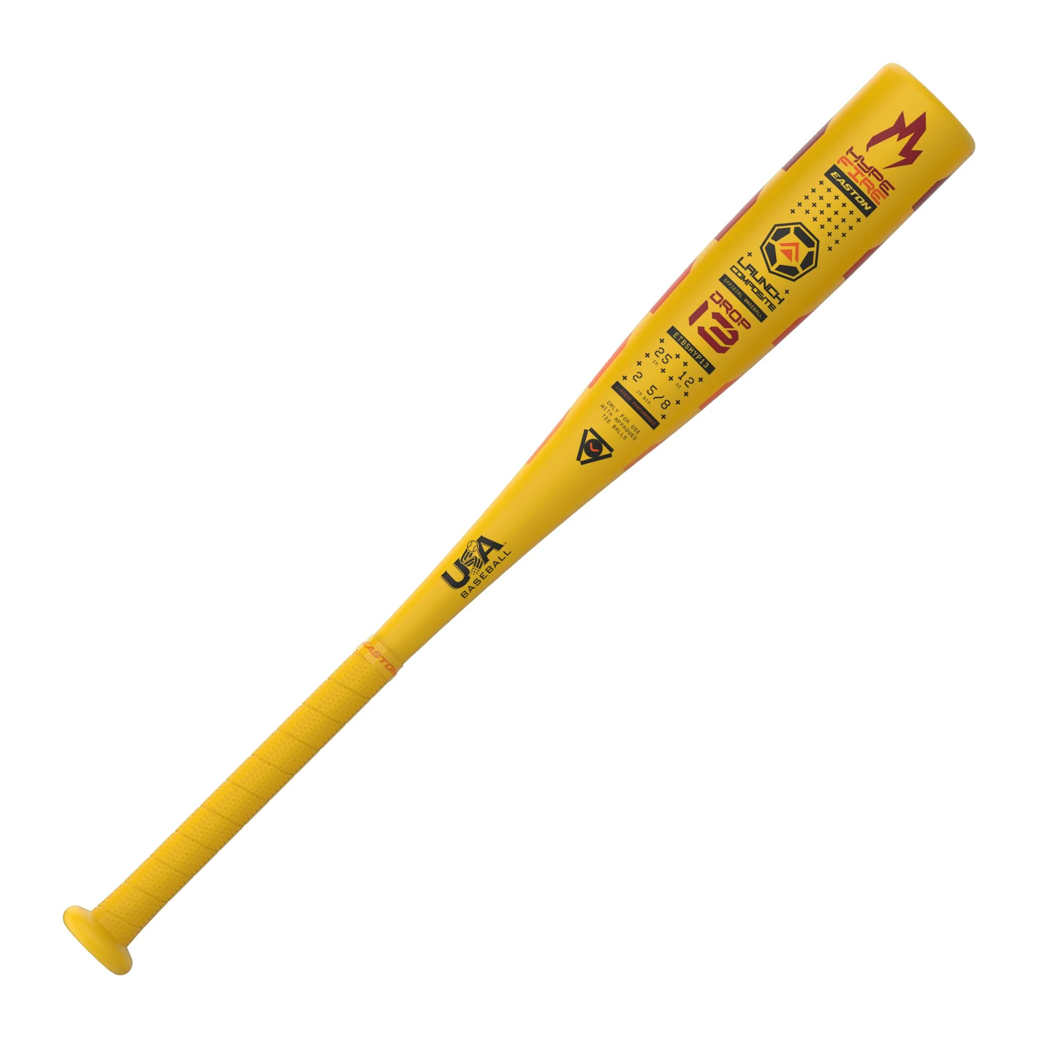 Easton Hype Fire 2 5/8" Barrel (-13) Youth T-Ball Bat (2025) - Image 2