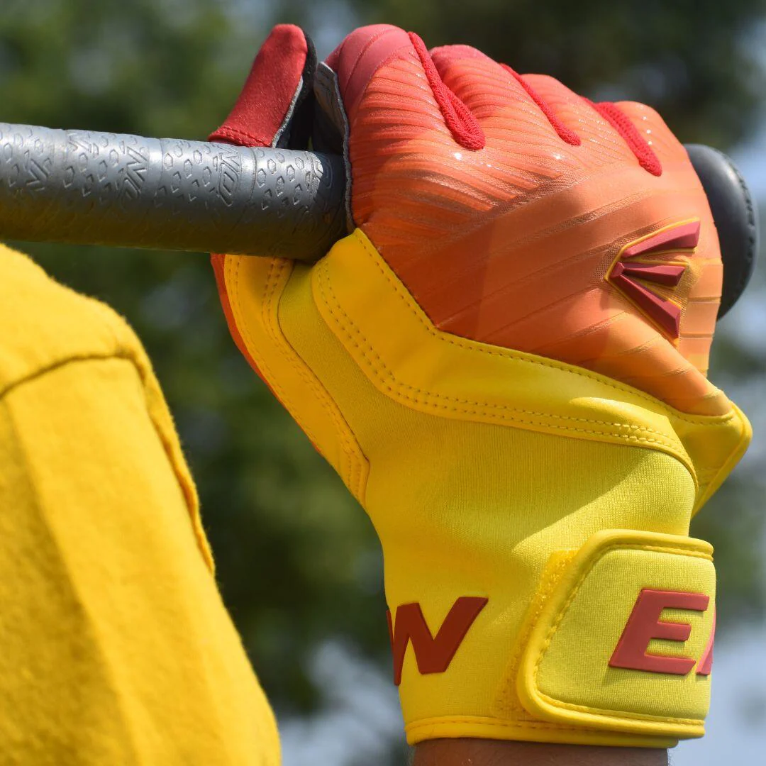 Easton Walk-Off Ethos Youth Baseball Batting Gloves - Fire (2024) - Image 5