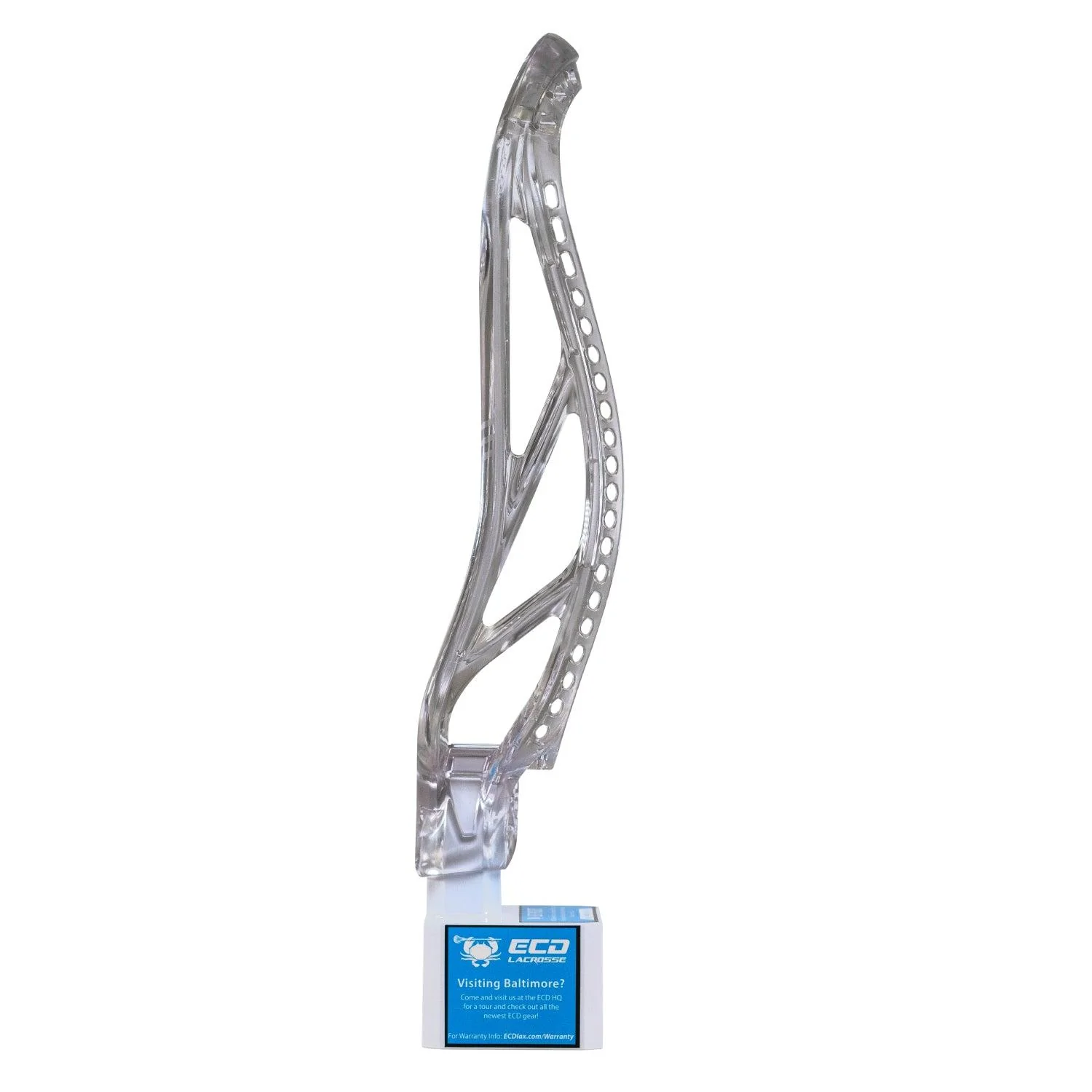 ECD Lacrosse Ion Unstrung Lacrosse Head - Clear - Image 3