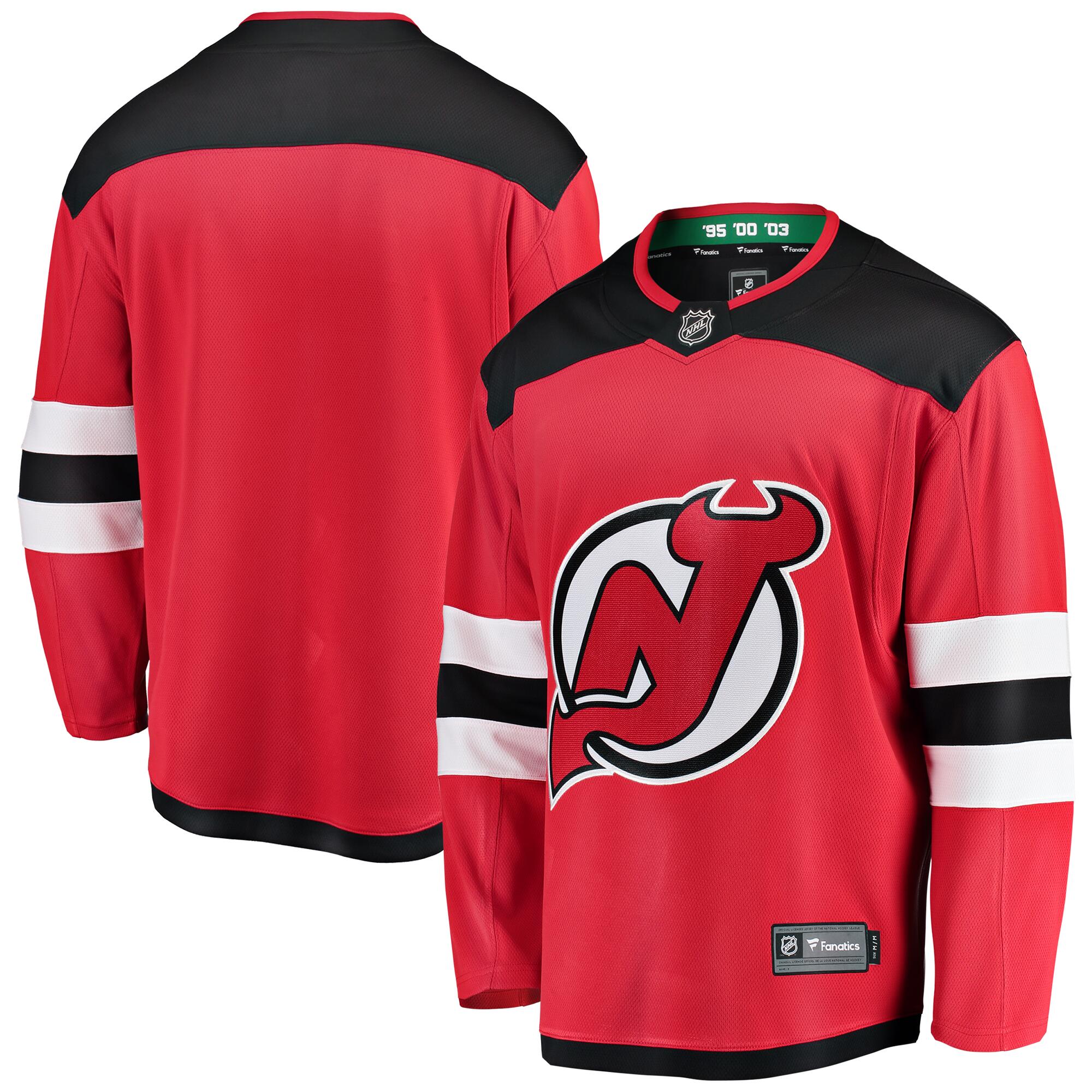 Fanatics Breakaway Home Hockey Jersey - New Jersey Devils Red - Image 3