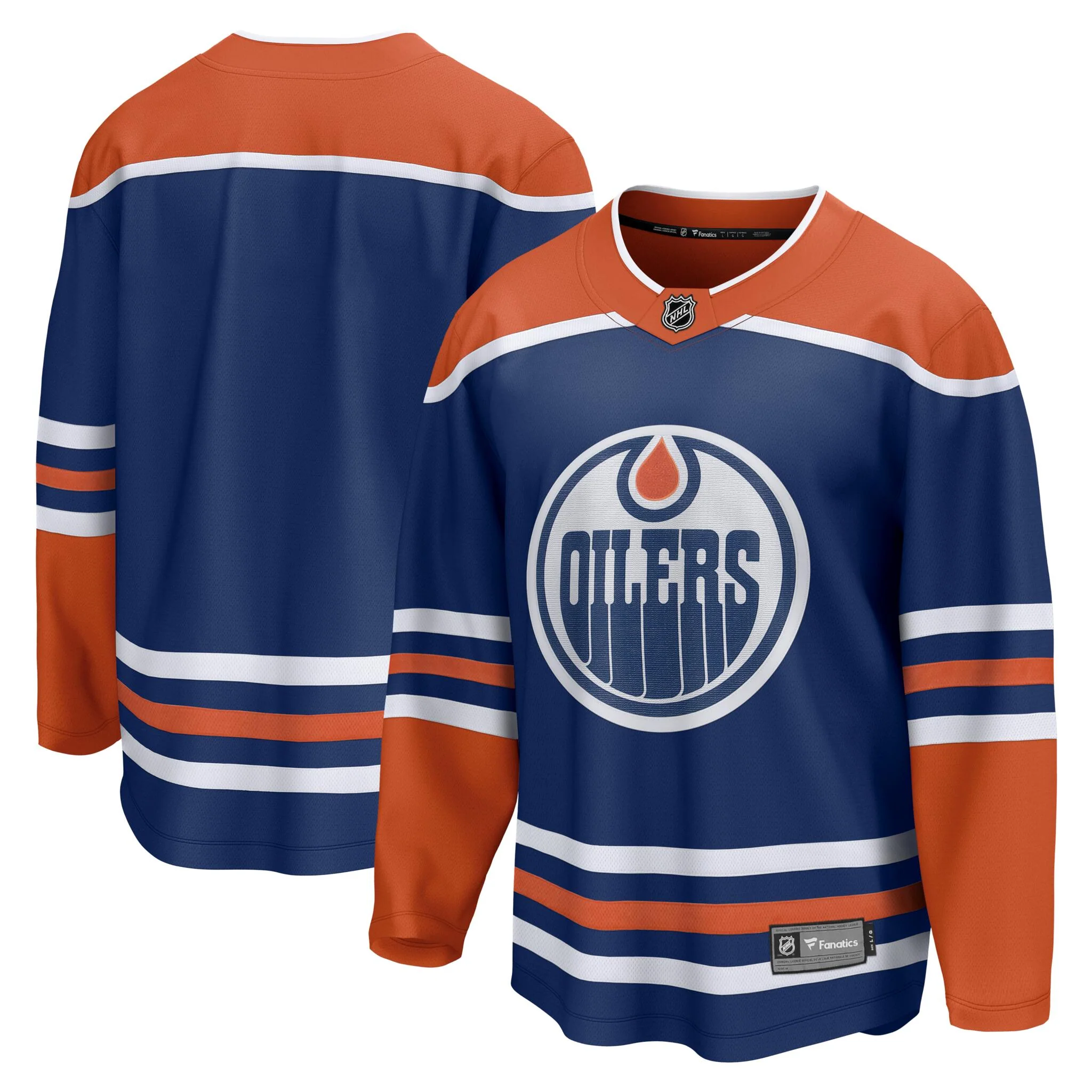Fanatics Edmonton Oilers Breakaway Hockey Jersey - Image 3