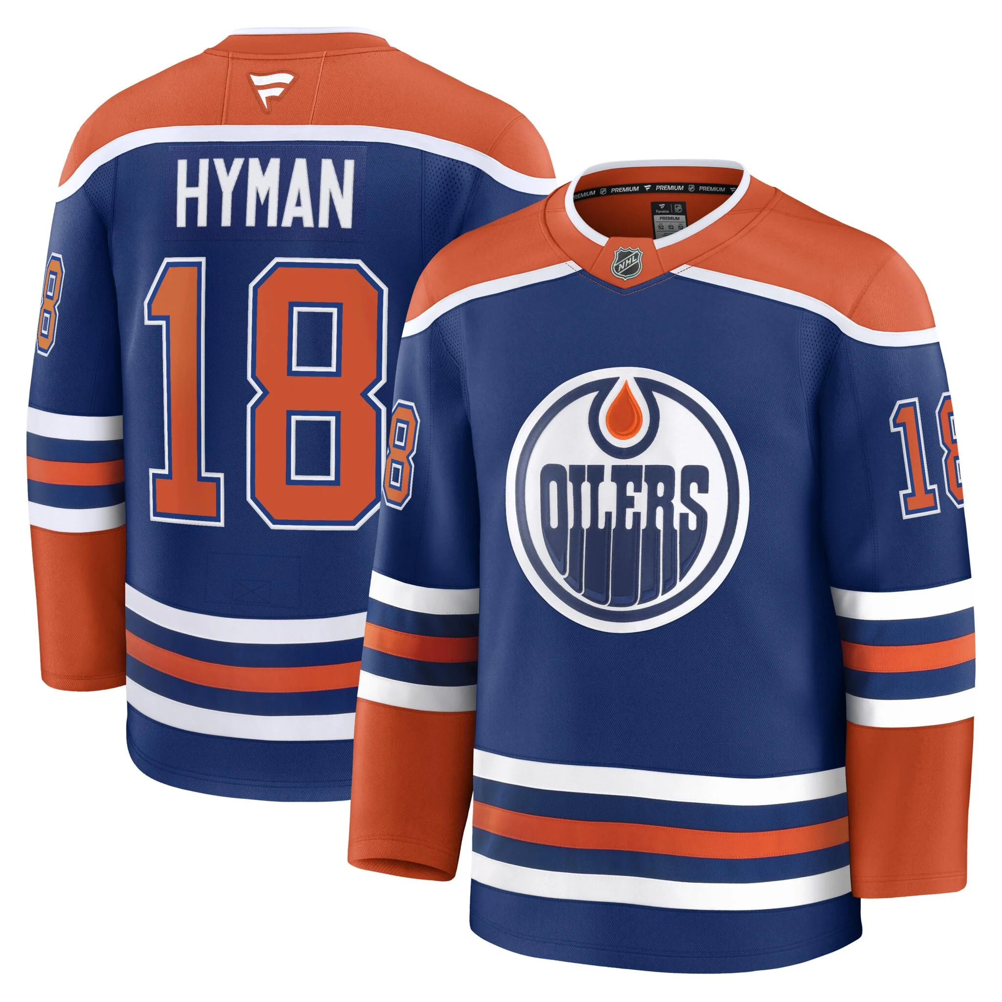 Fanatics Edmonton Oilers Home Hockey Jersey - Z. Hyman - Image 3