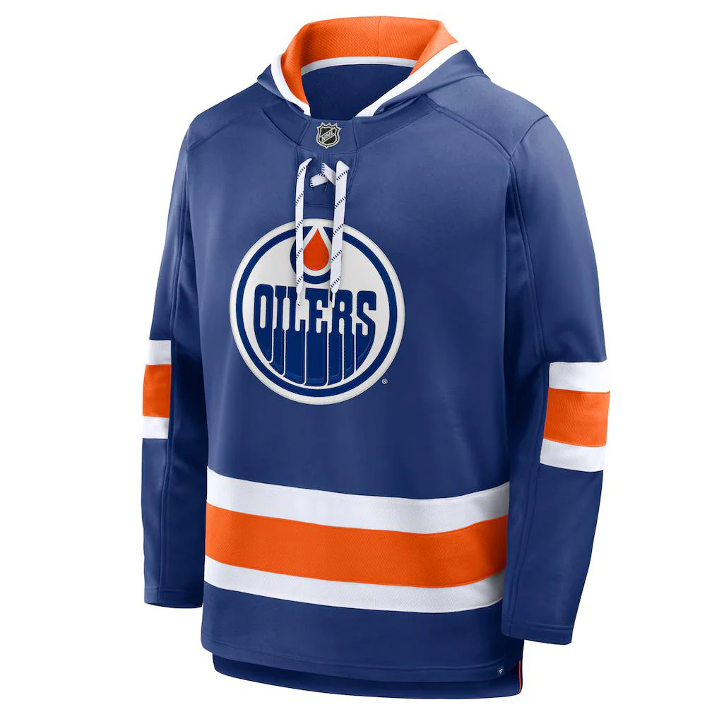 Fanatics Fleece Lace Up Men's Hoodie - Edmonton Oilers