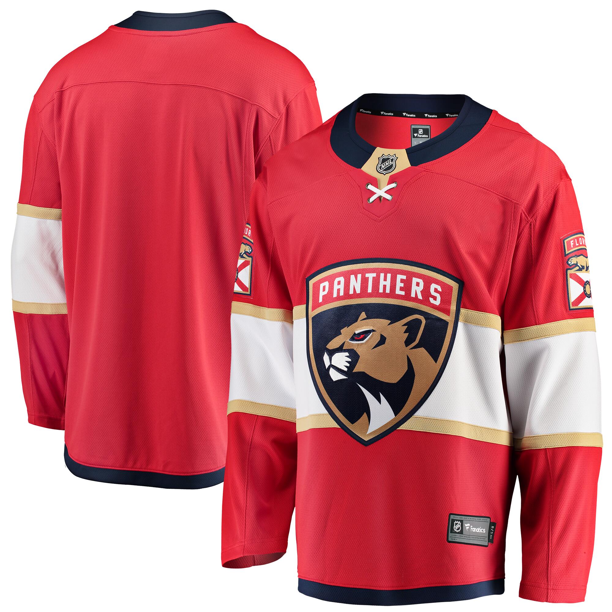 Fanatics Men's Home Breakaway Hockey Jersey - Florida Panthers - Image 3