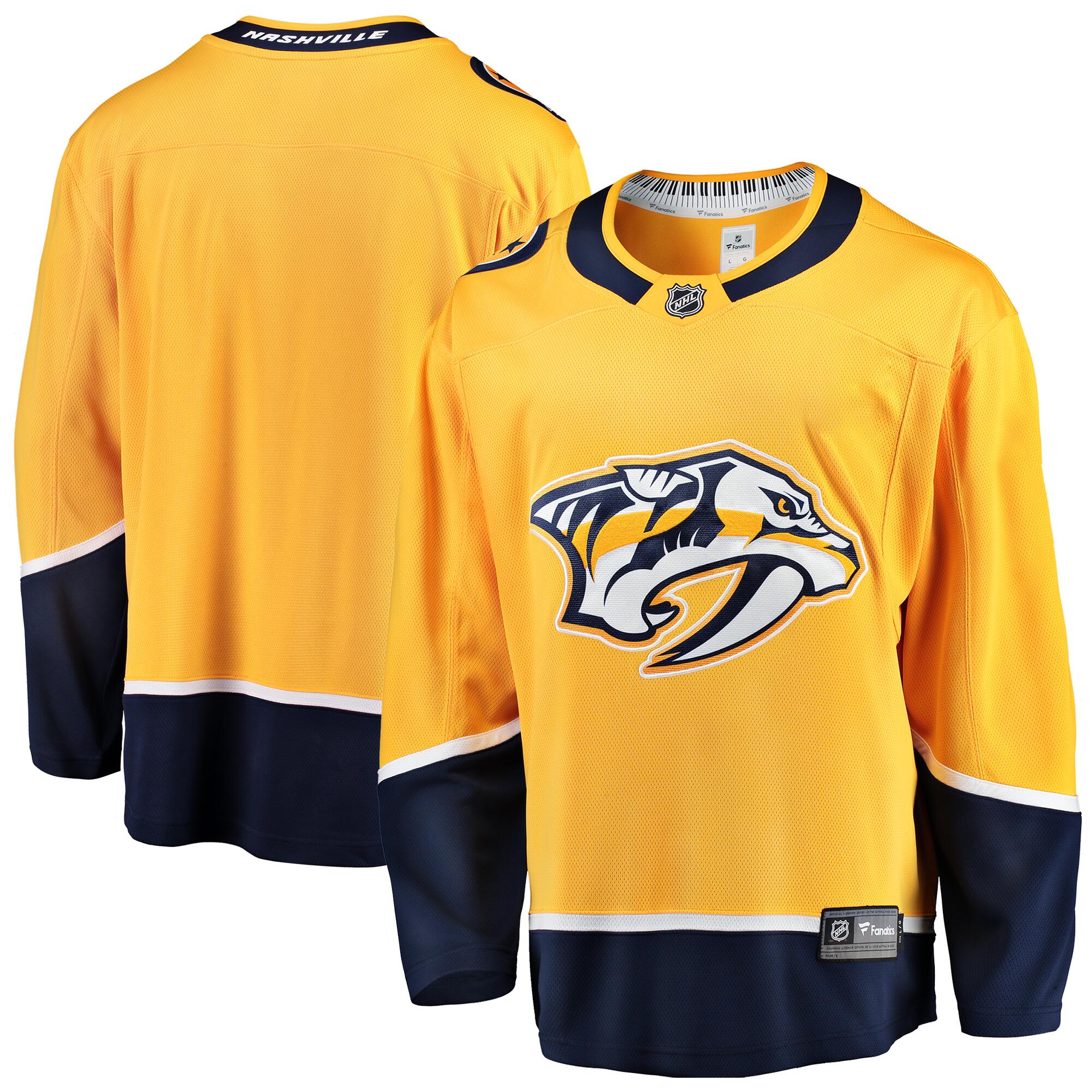 Fanatics Men's Home Breakaway Hockey Jersey - Nashville Predators - Image 3