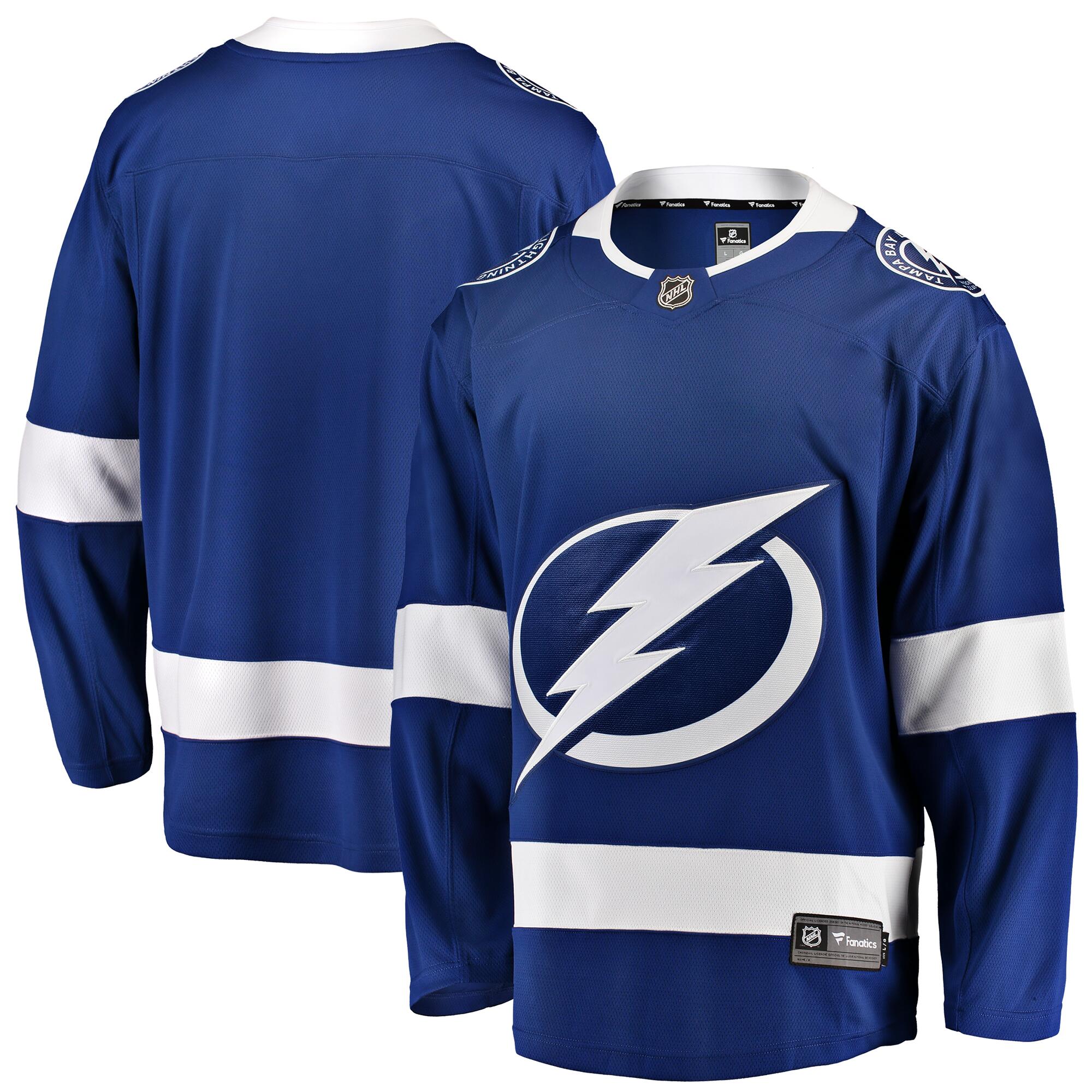 Fanatics Men's Home Breakaway Hockey Jersey - Tampa Bay Lightning - Image 3