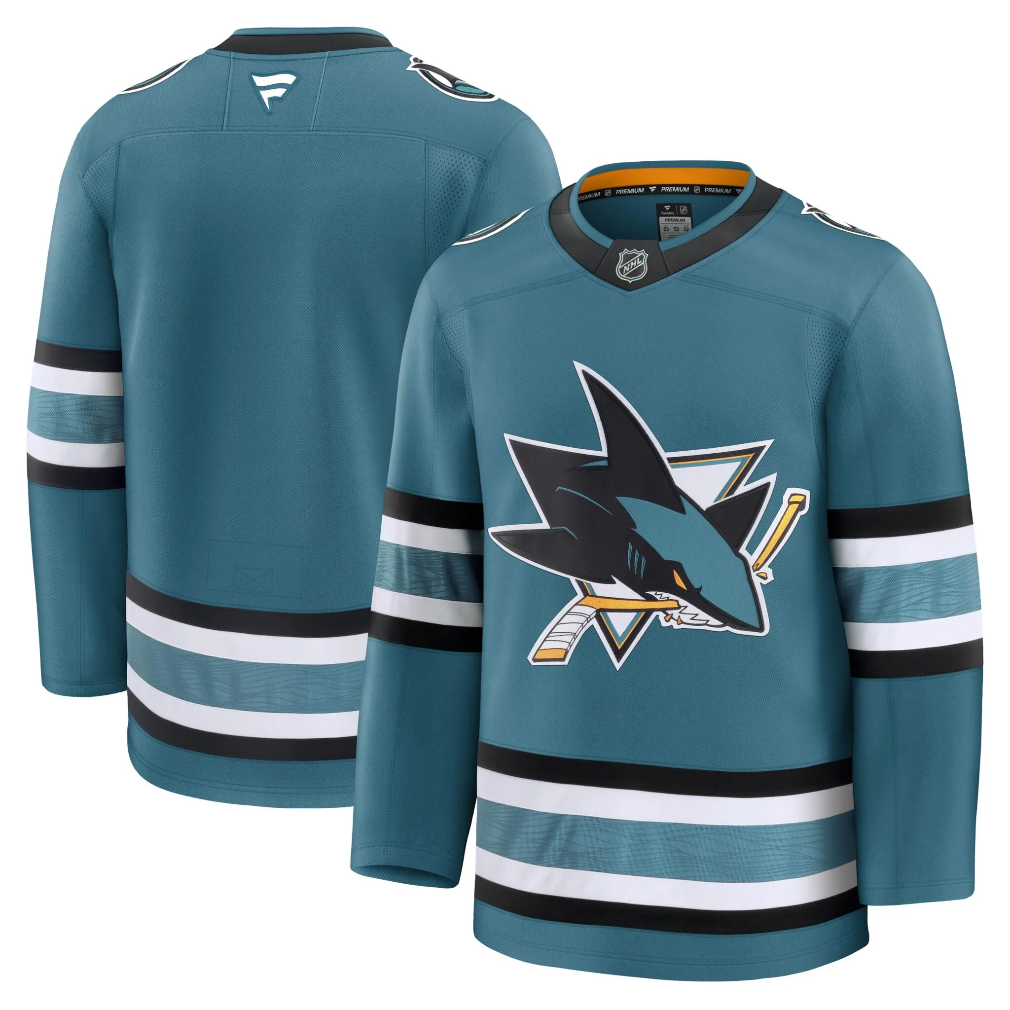 Fanatics Premium Home Hockey Jersey - San Jose Sharks - Image 3