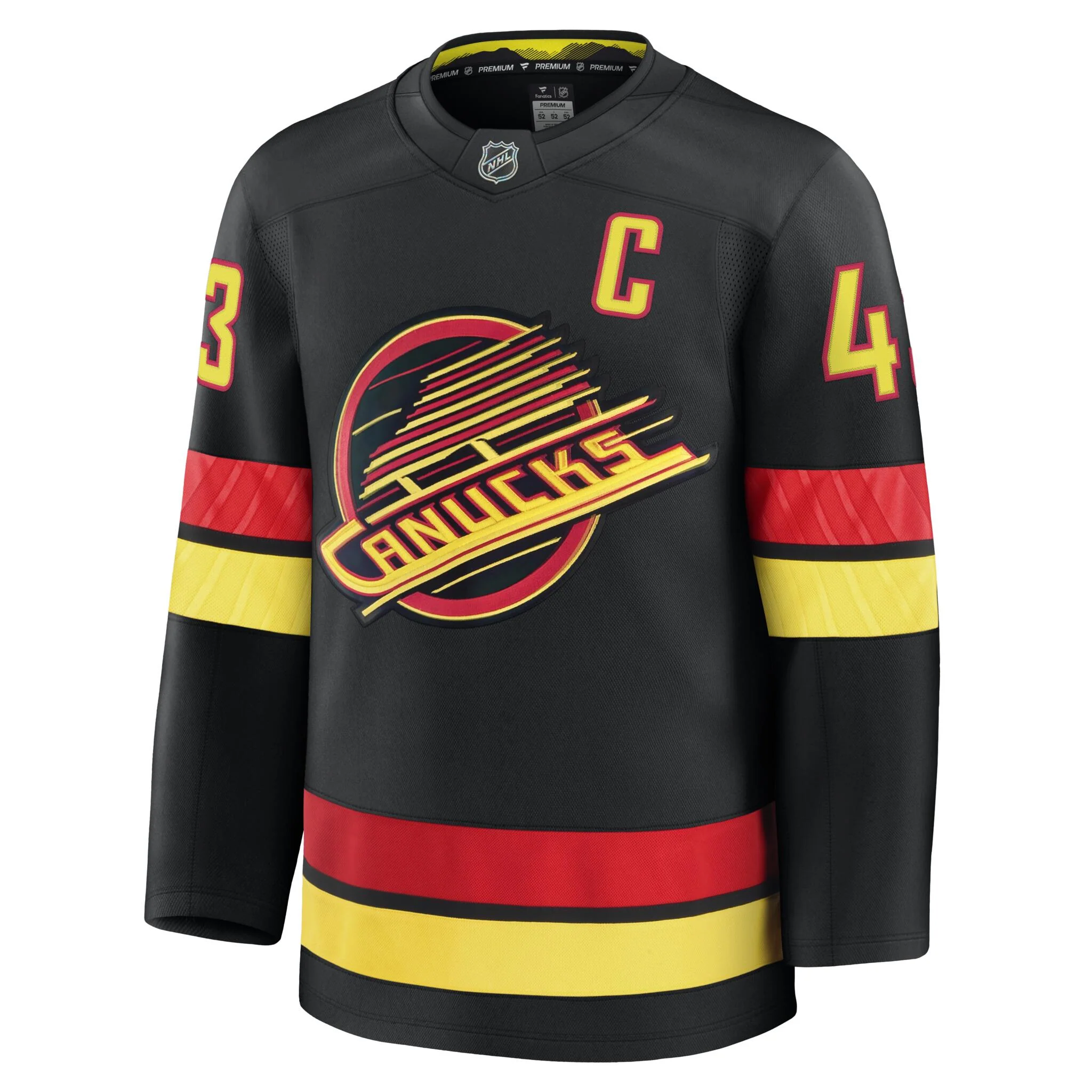 Fanatics Vancouver Canucks Alternate Hockey Jersey - Q. Hughes