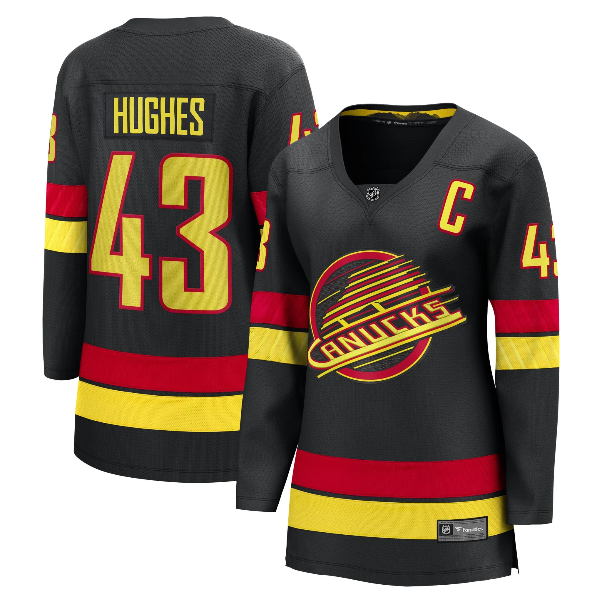 Fanatics Vancouver Canucks Breakaway Away Hockey Jersey - Quinn Hughes - Image 3