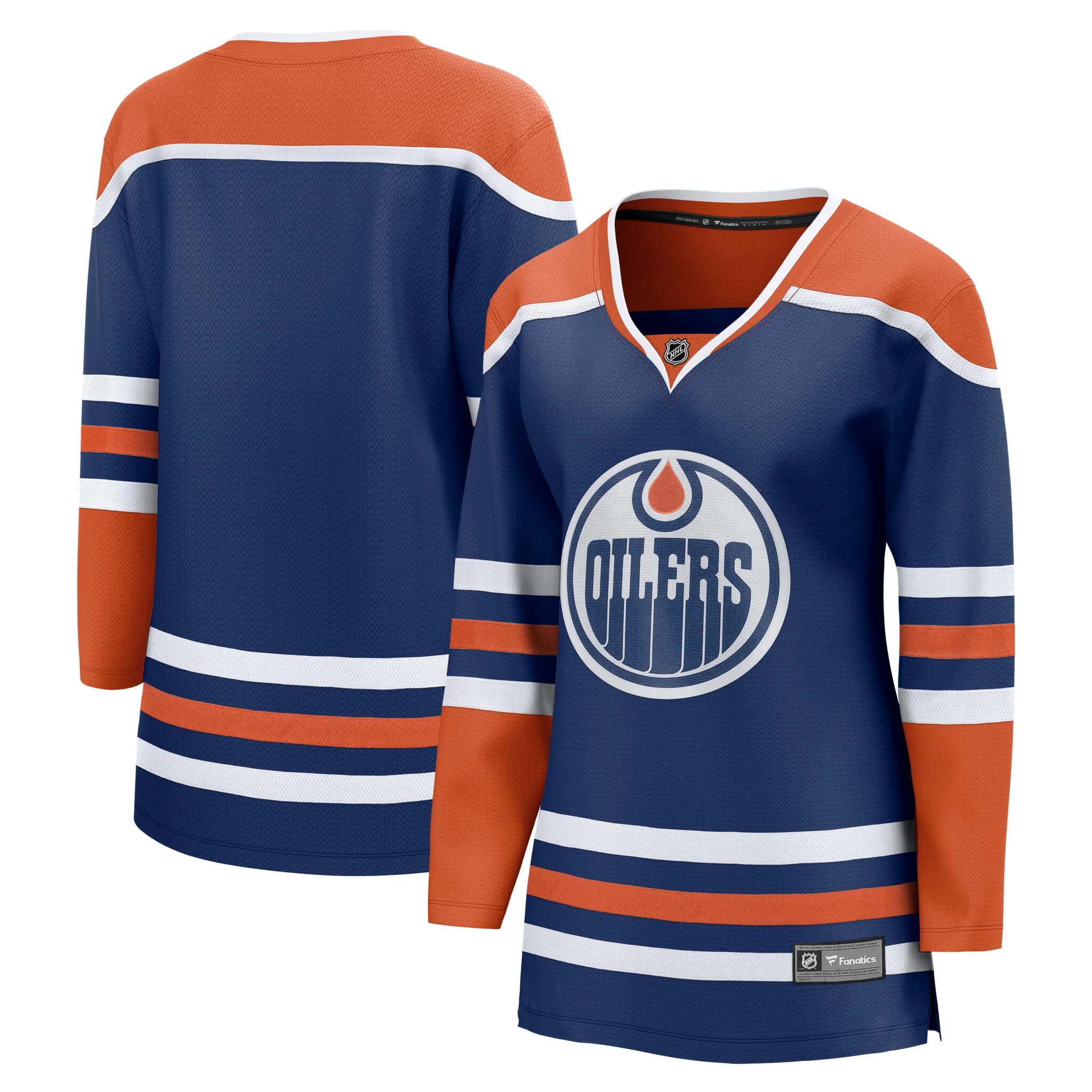 Fanatics Women's Edmonton Oilers Breakaway Hockey Jersey - Image 3