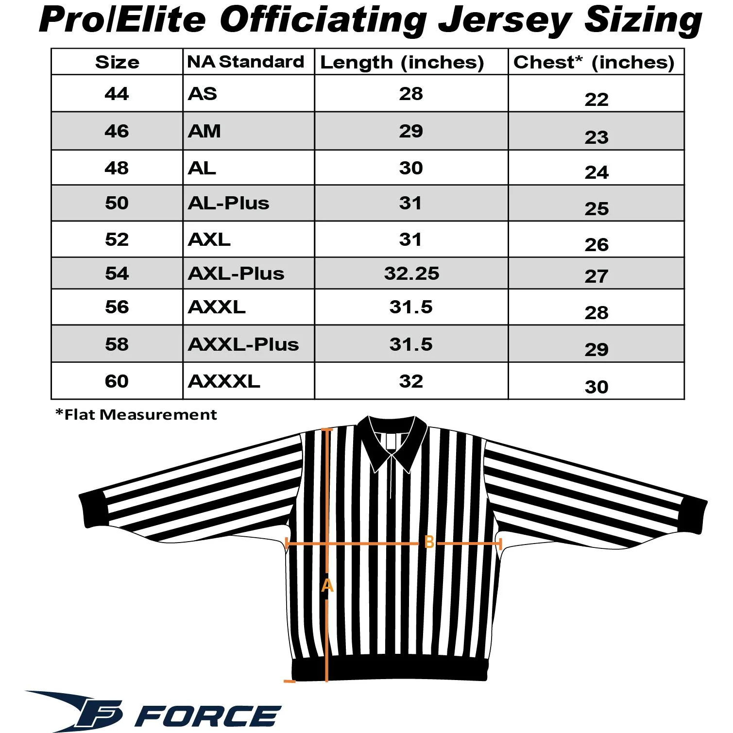 Force Pro Referee Jersey - Orange - Image 2