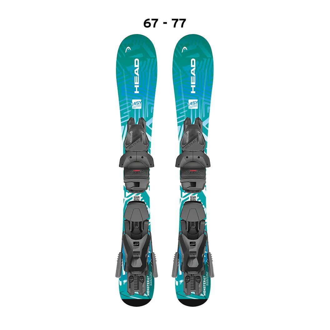 Head Monster Easy With JRS 4.5 GW Junior Alpine Ski Set