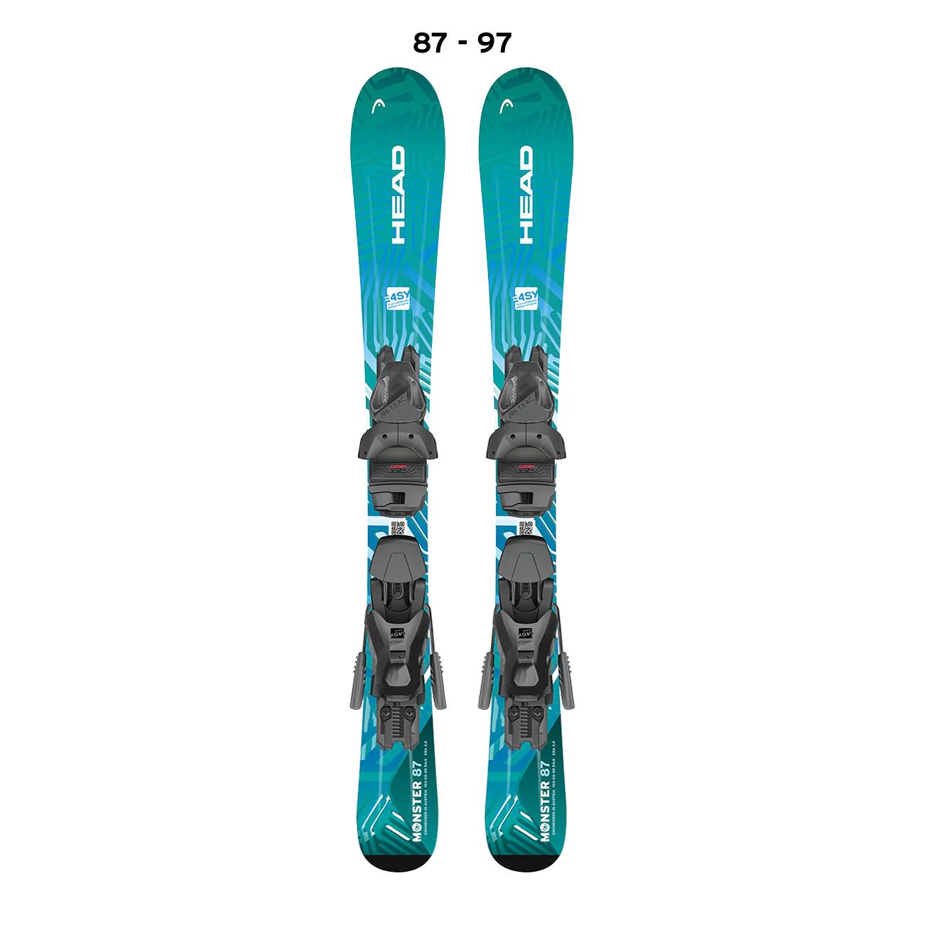 Head Monster Easy With JRS 4.5 GW Junior Alpine Ski Set - Image 2