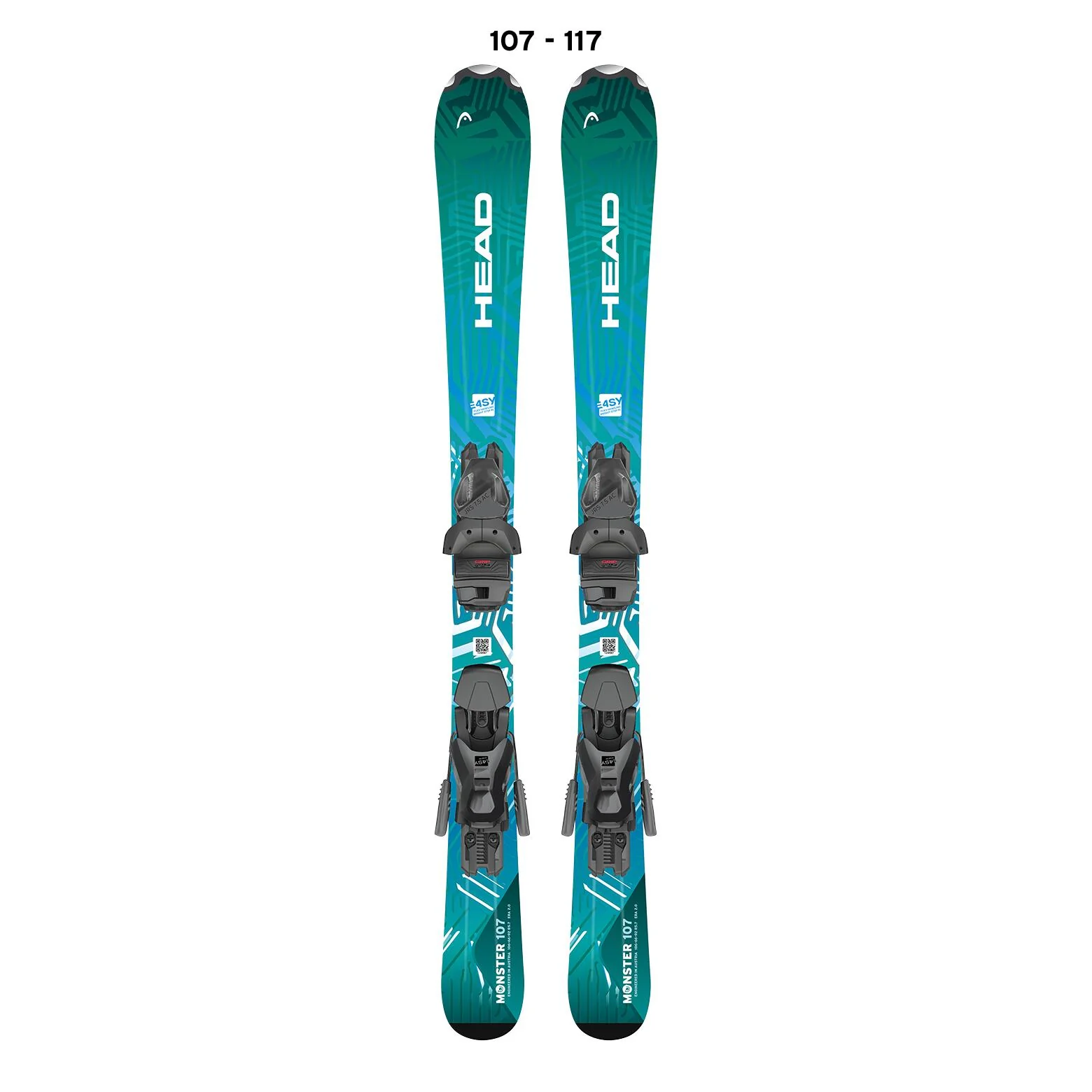 Head Monster Easy With JRS 4.5 GW Junior Alpine Ski Set - Image 3