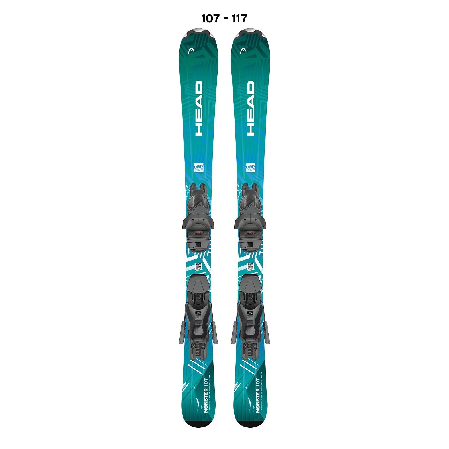 Head Monster Easy With JRS 7.5 GW Junior Alpine Ski Set