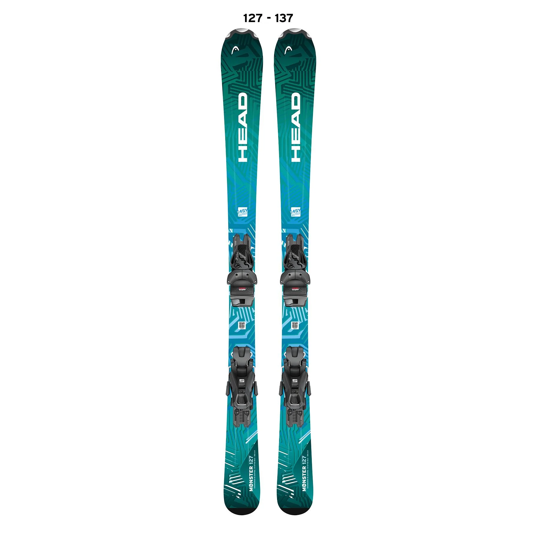 Head Monster Easy With JRS 7.5 GW Junior Alpine Ski Set - Image 2