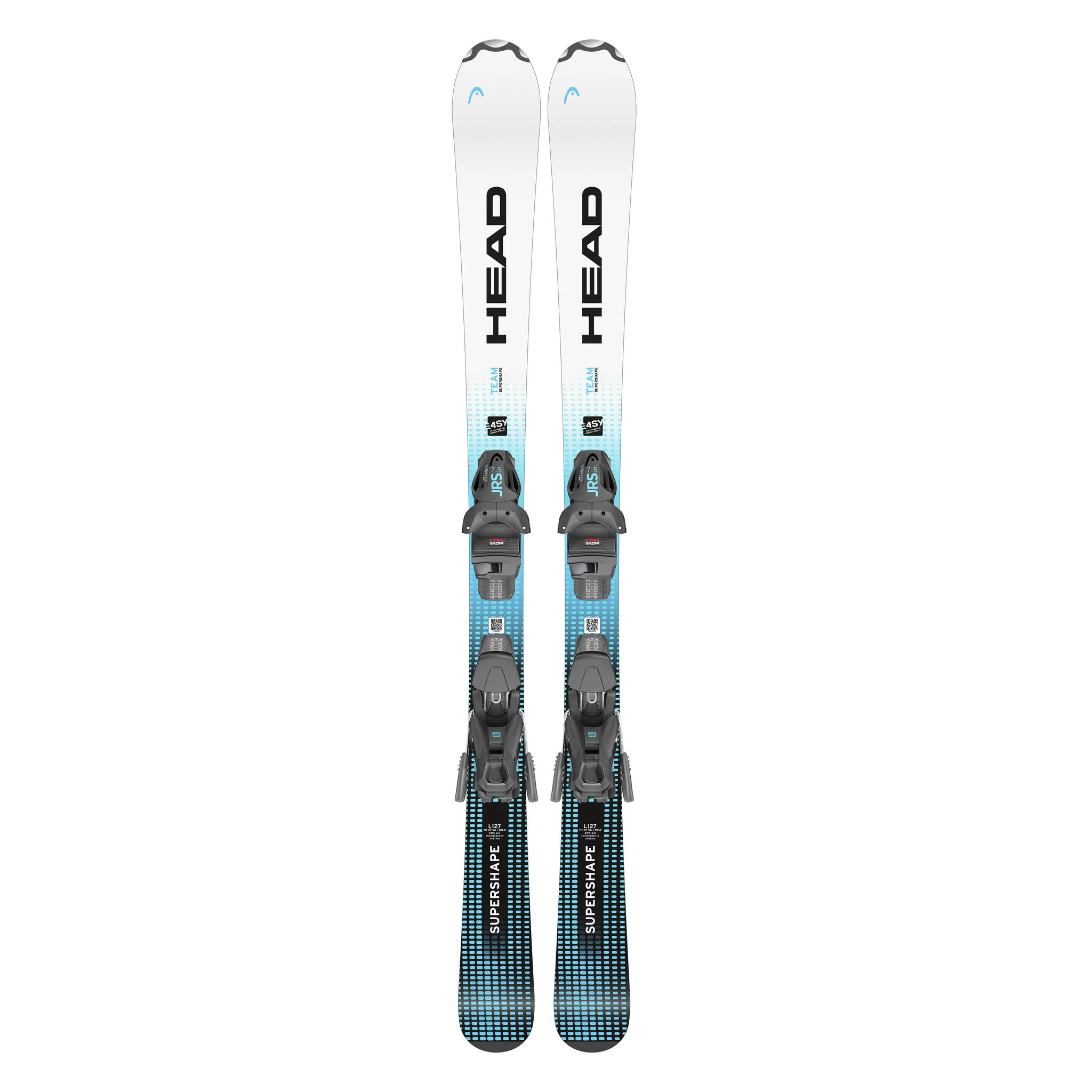 Head Supershape Team Easy With JRS 4.5 Junior Alpine Ski Set