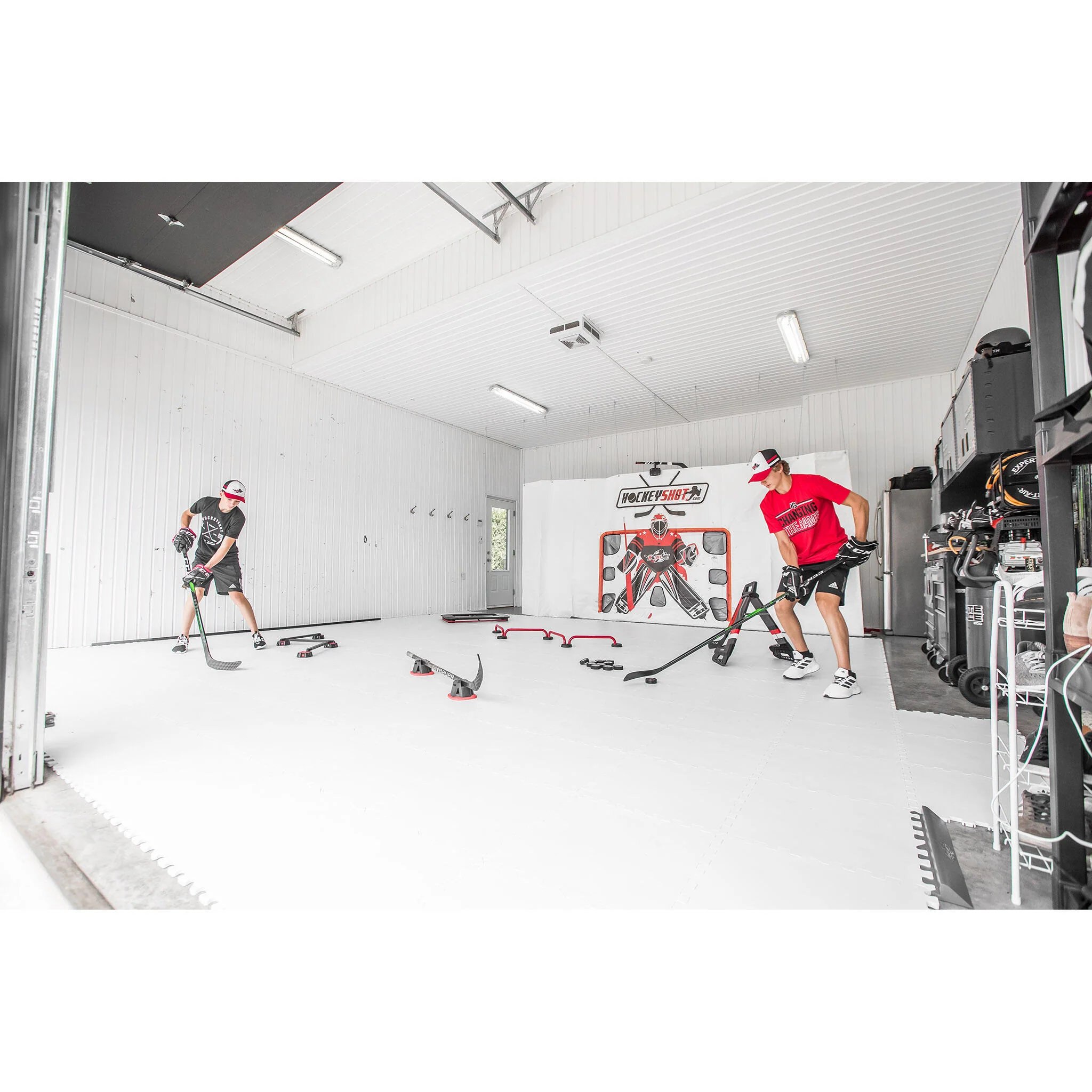 HockeyShot Allstar Dryland Flooring Tiles (10 Pack) - 18" X 18" - Image 3