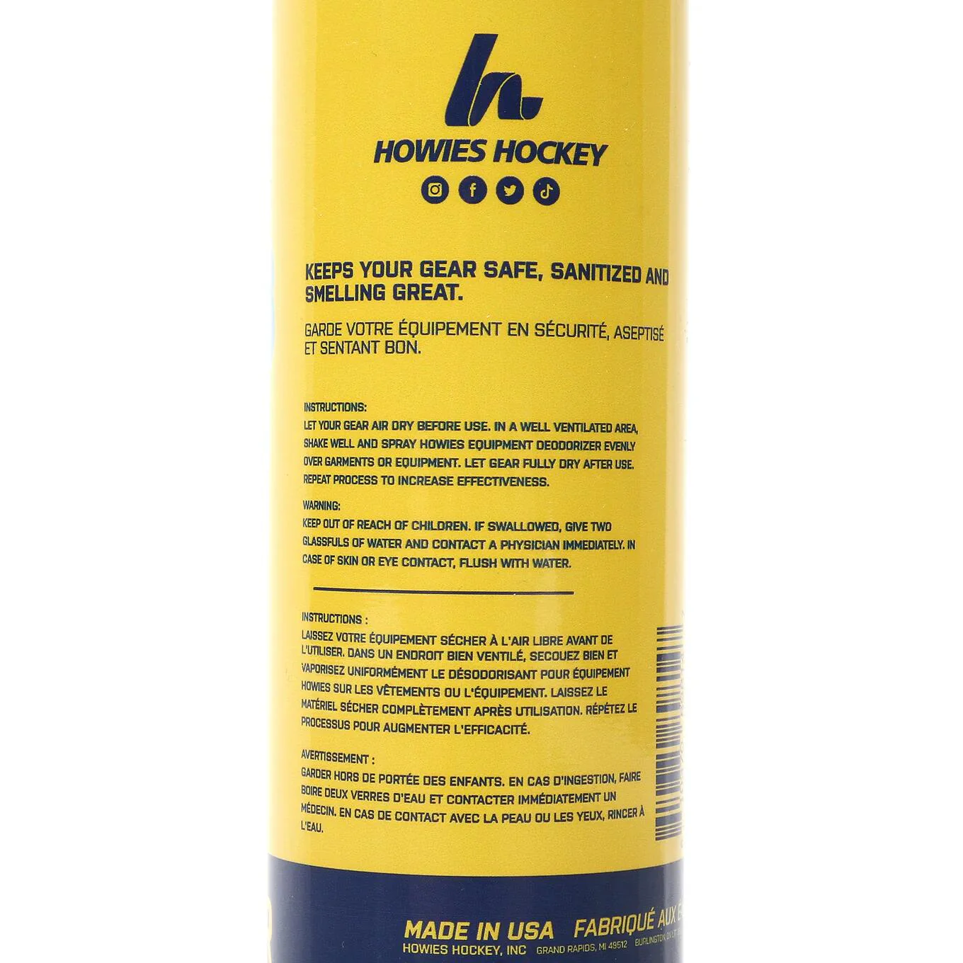 Howies Hockey Equipment Deodorizer 8 oz - Image 2