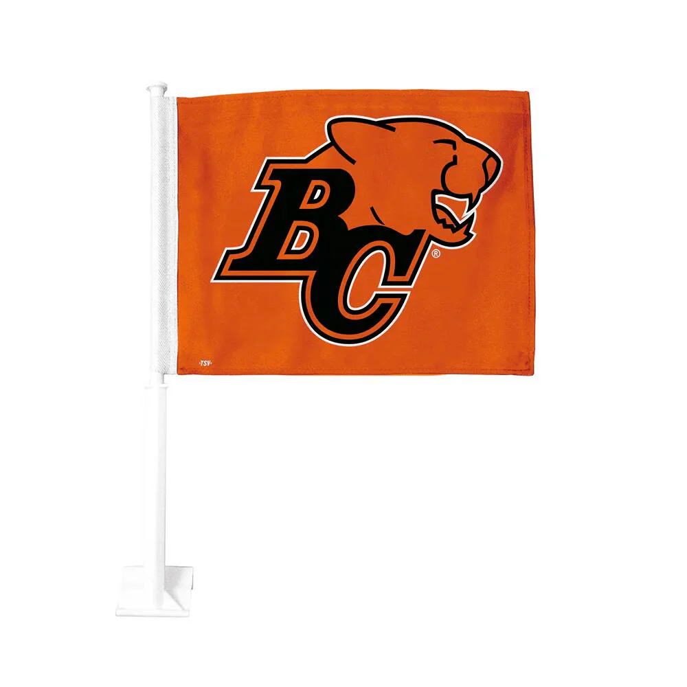Inglasco CFL Double-Sided Car Flag - BC Lions