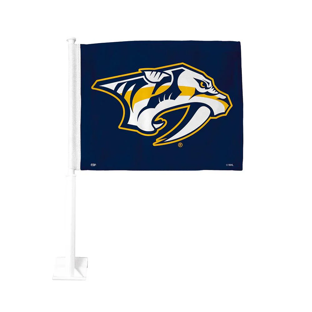Inglasco NHL Double-Sided Car Flag - Nashville Predators
