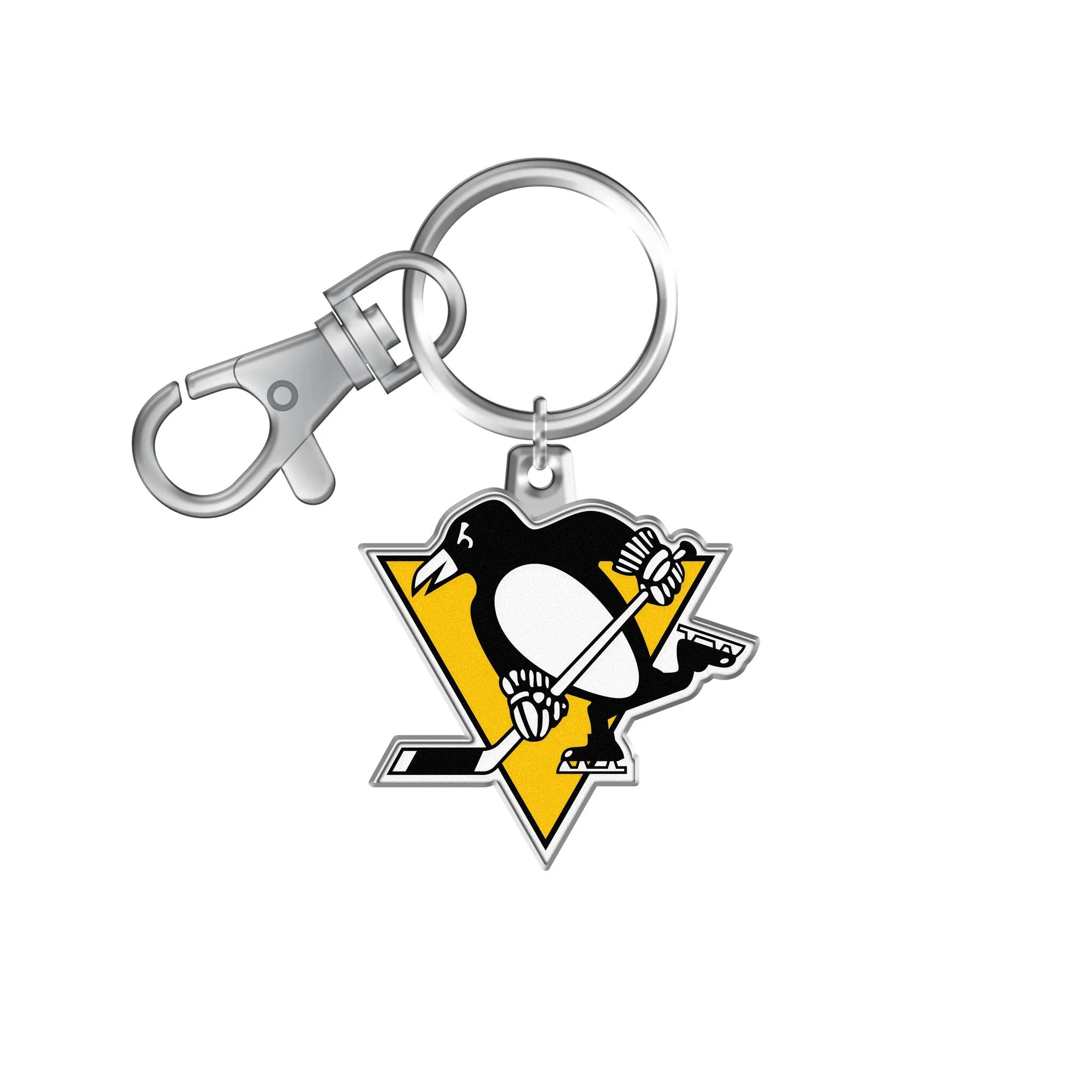 Inglasco NHL Keychain Logo - Pittsburgh Penguins