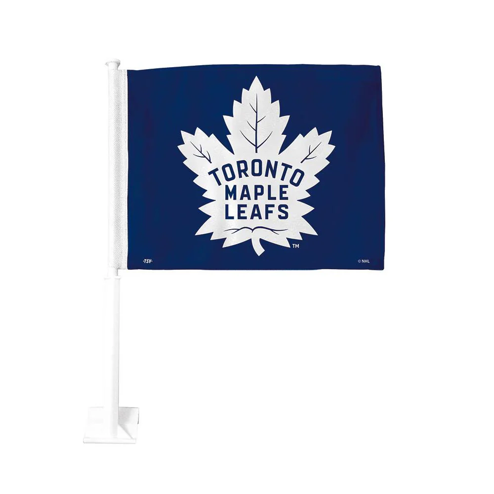 Inglasco NHL Double-Sided Car Flag - Toronto Maple Leafs