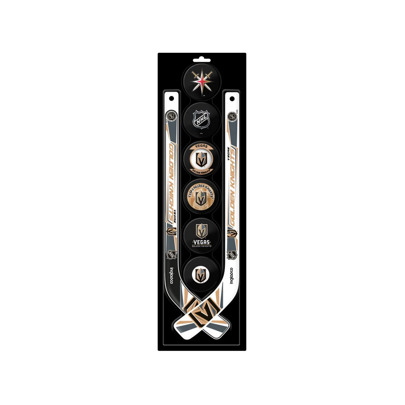 Inglasco NHL FaceOff 8-Pack Action Set - Vegas Golden Knights