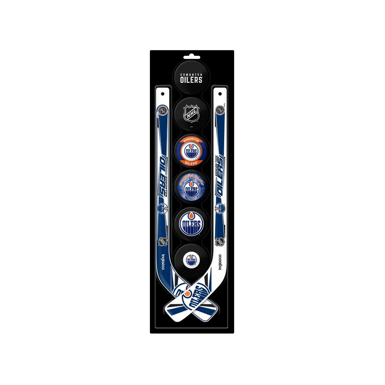 Inglasco NHL FaceOff 8-Pack Action Set - Edmonton Oilers