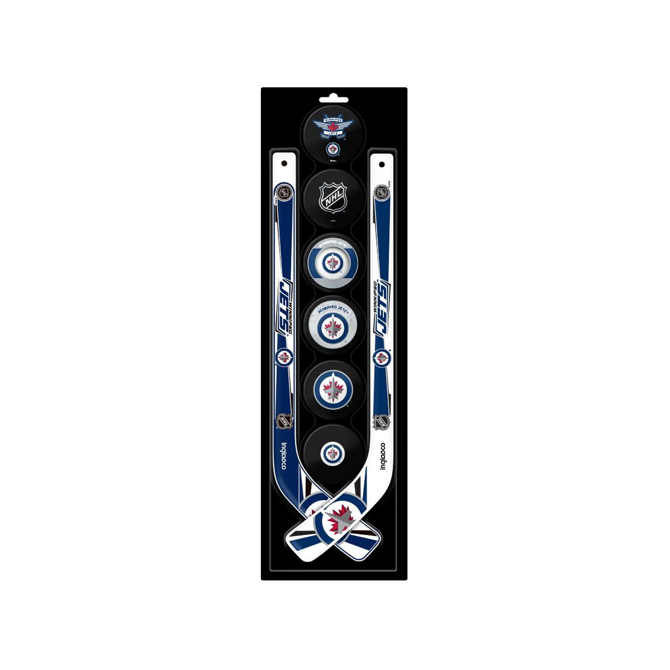 Inglasco NHL FaceOff 8-Pack Action Set - Winnipeg Jets