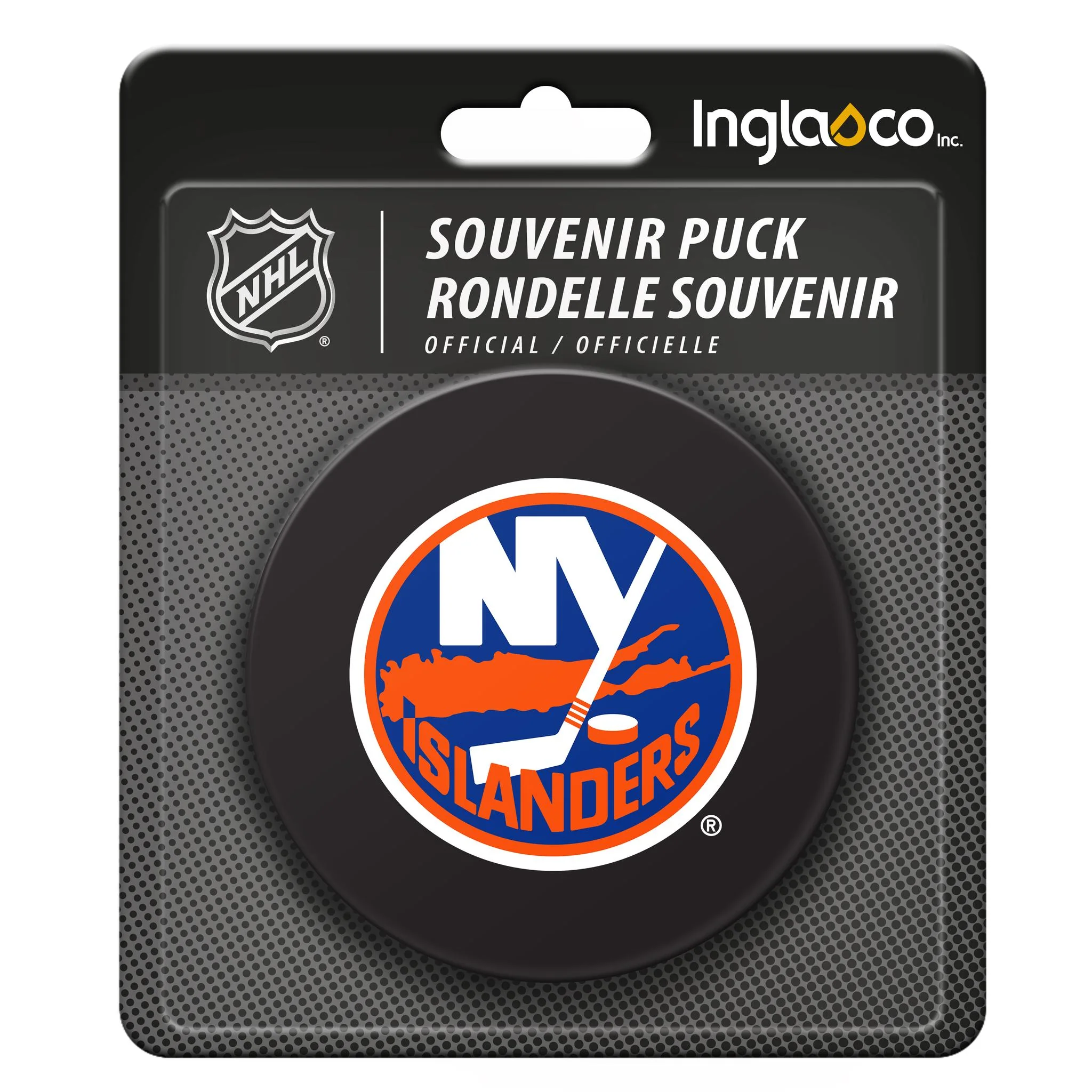Inglasco NHL Souvenir Collector Hockey Puck - New York Islanders