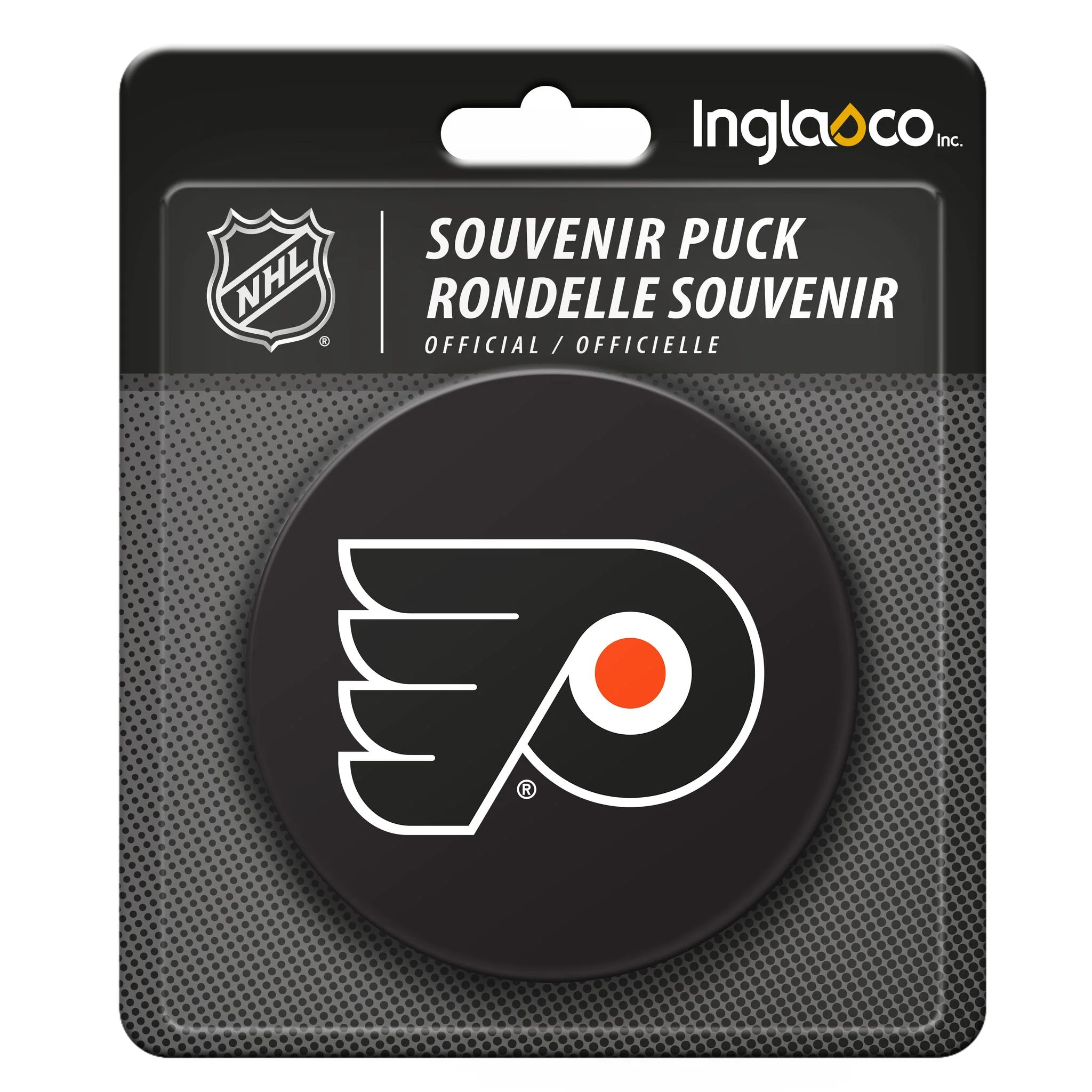 Inglasco NHL Souvenir Collector Hockey Puck - Philadelphia Flyers