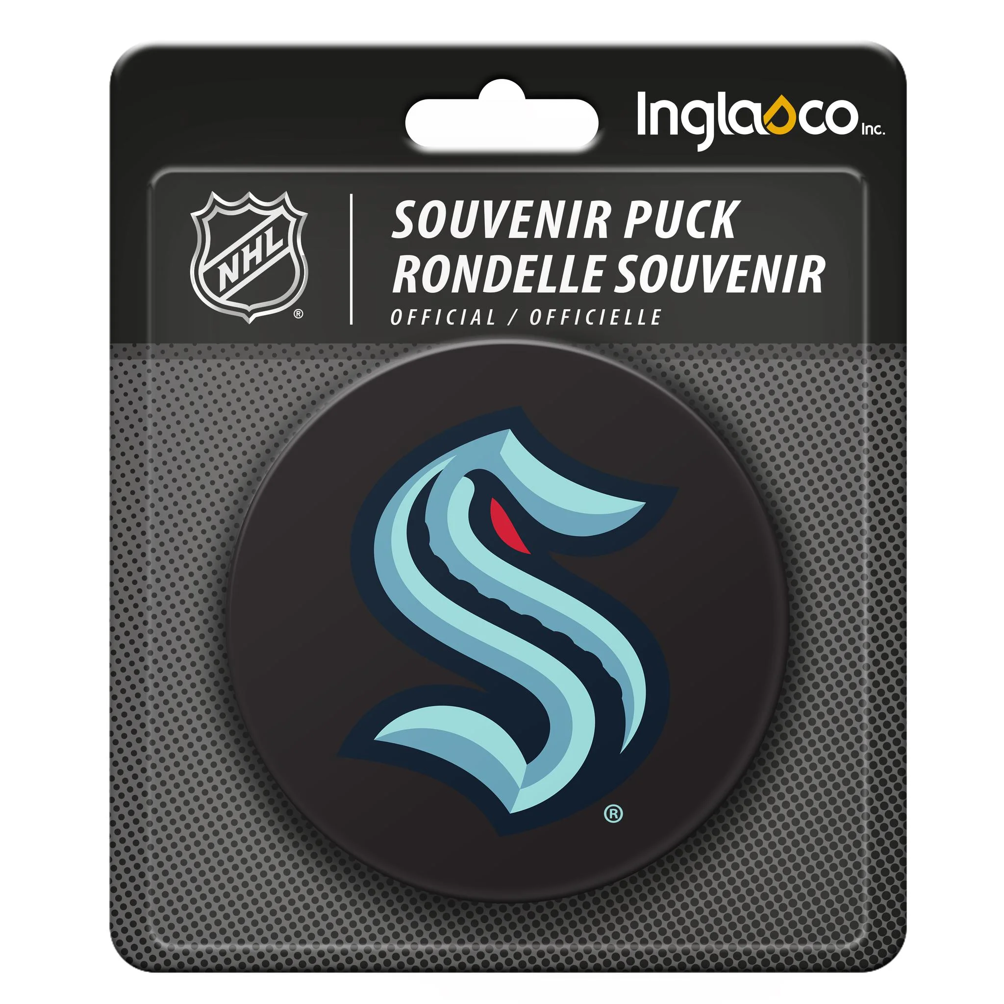 Inglasco NHL Souvenir Collector Hockey Puck - Seattle Kraken