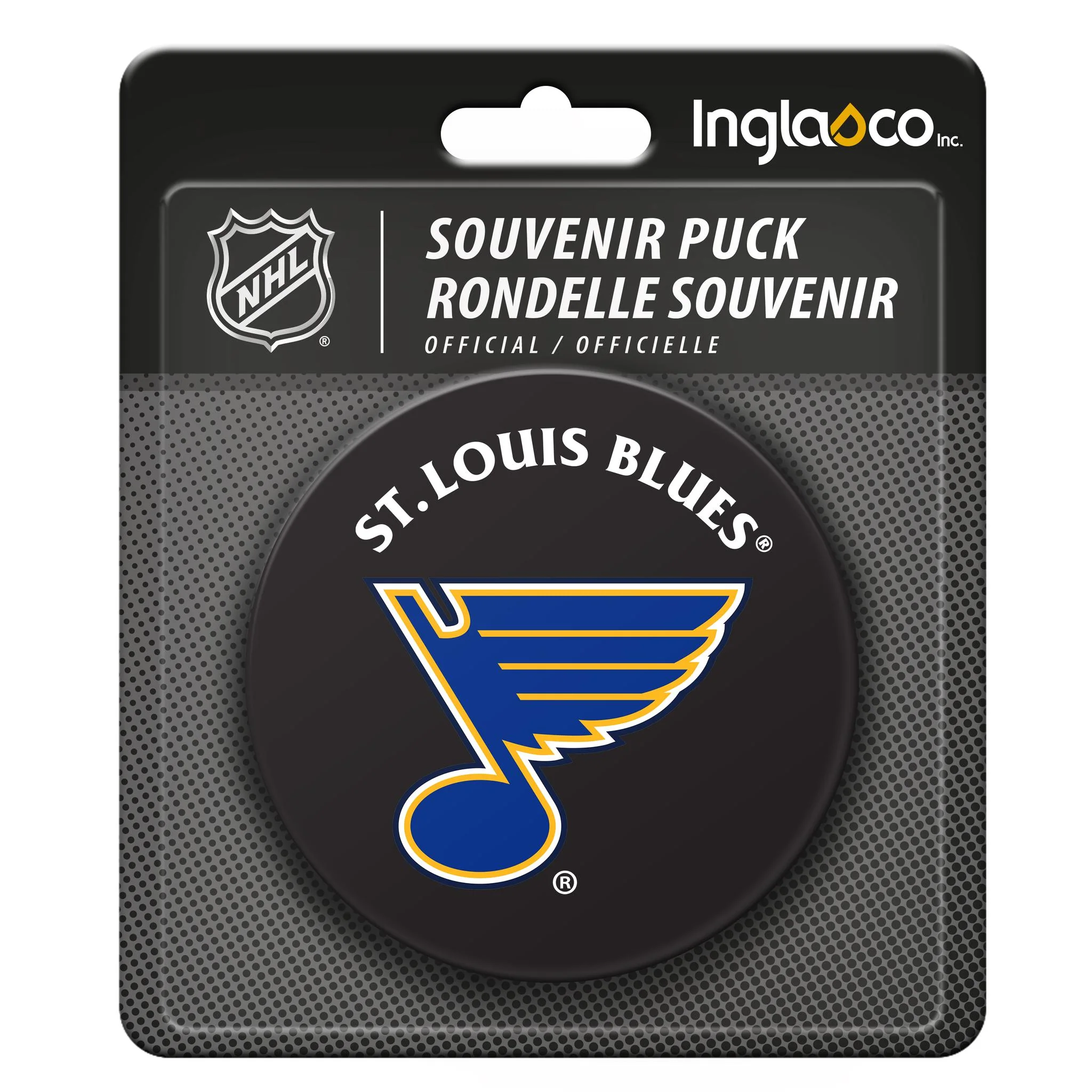 Inglasco NHL Souvenir Collector Hockey Puck - St. Louis Blues