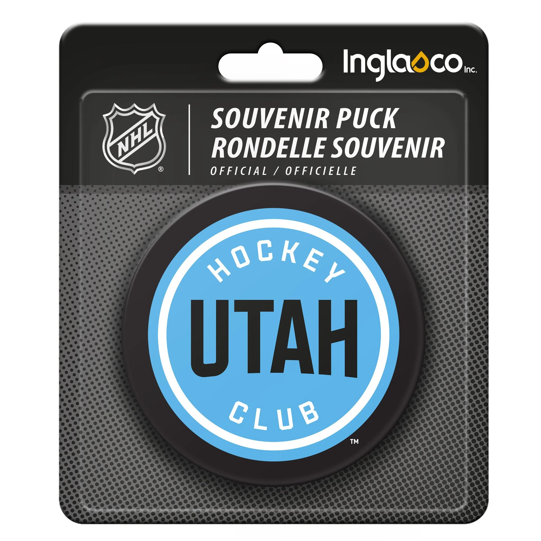 Inglasco NHL Souvenir Collector Hockey Puck - Utah Hockey Club