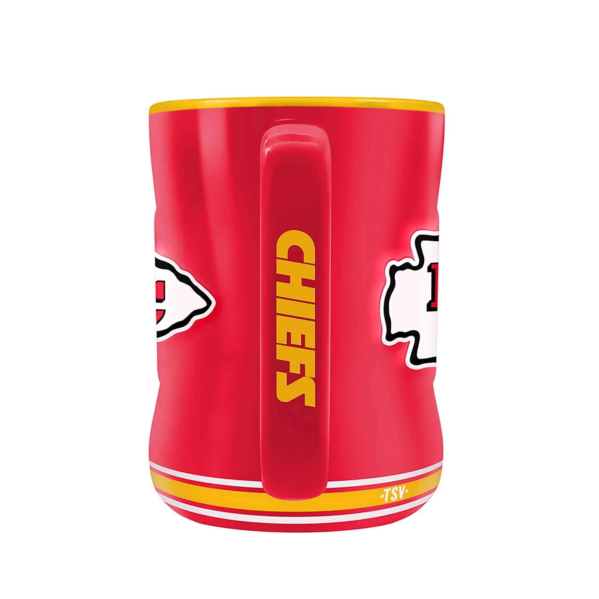 Inglasco Team Crest (14 oz) Sculpted Mug - Kansas City Chiefs - Image 2