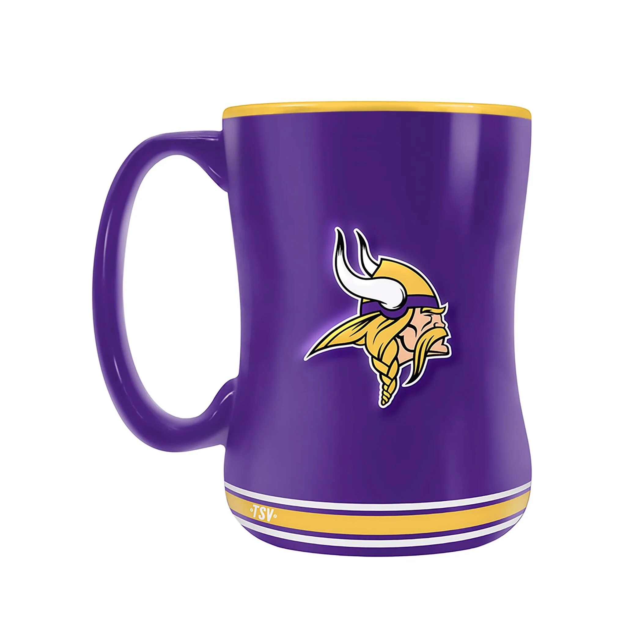 Inglasco Team Crest (14 oz) Sculpted Mug - Minnesota Vikings