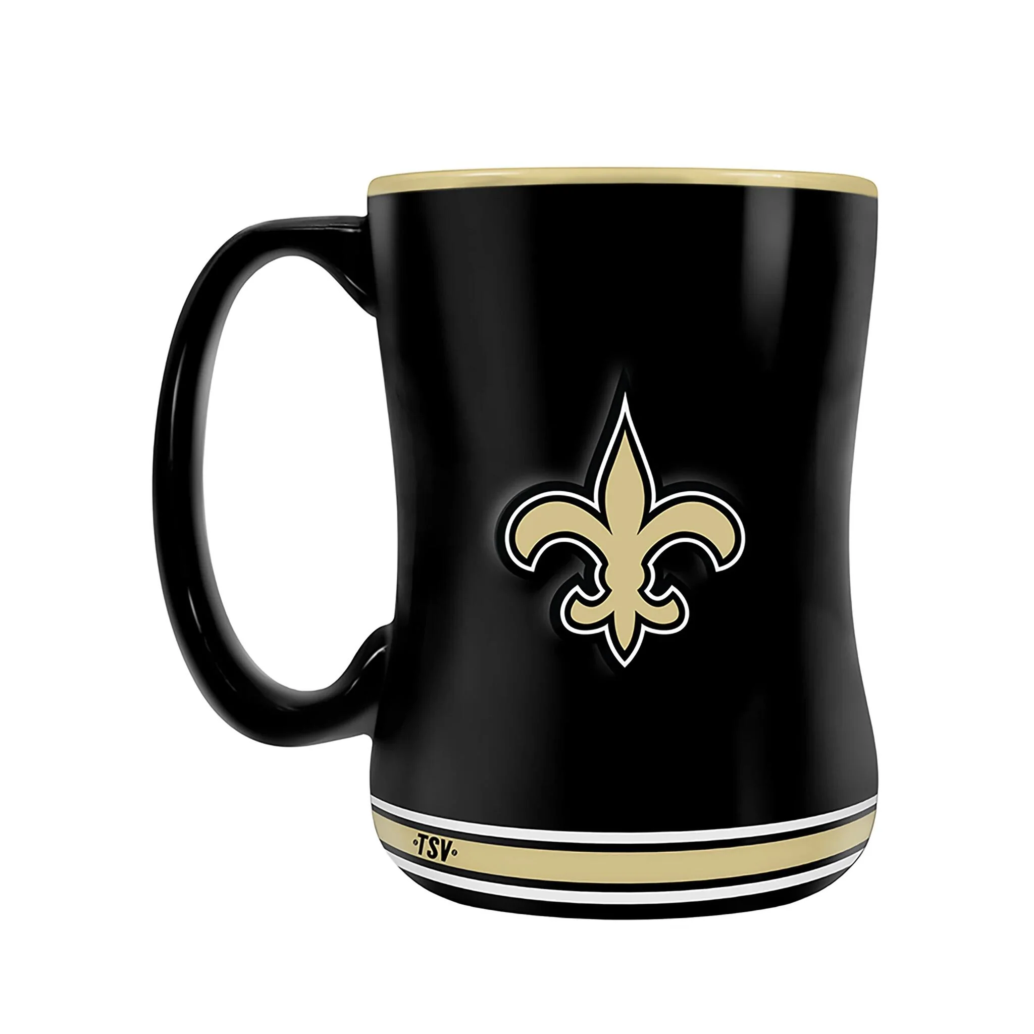 Inglasco Team Crest (14 oz) Sculpted Mug - New Orleans Saints
