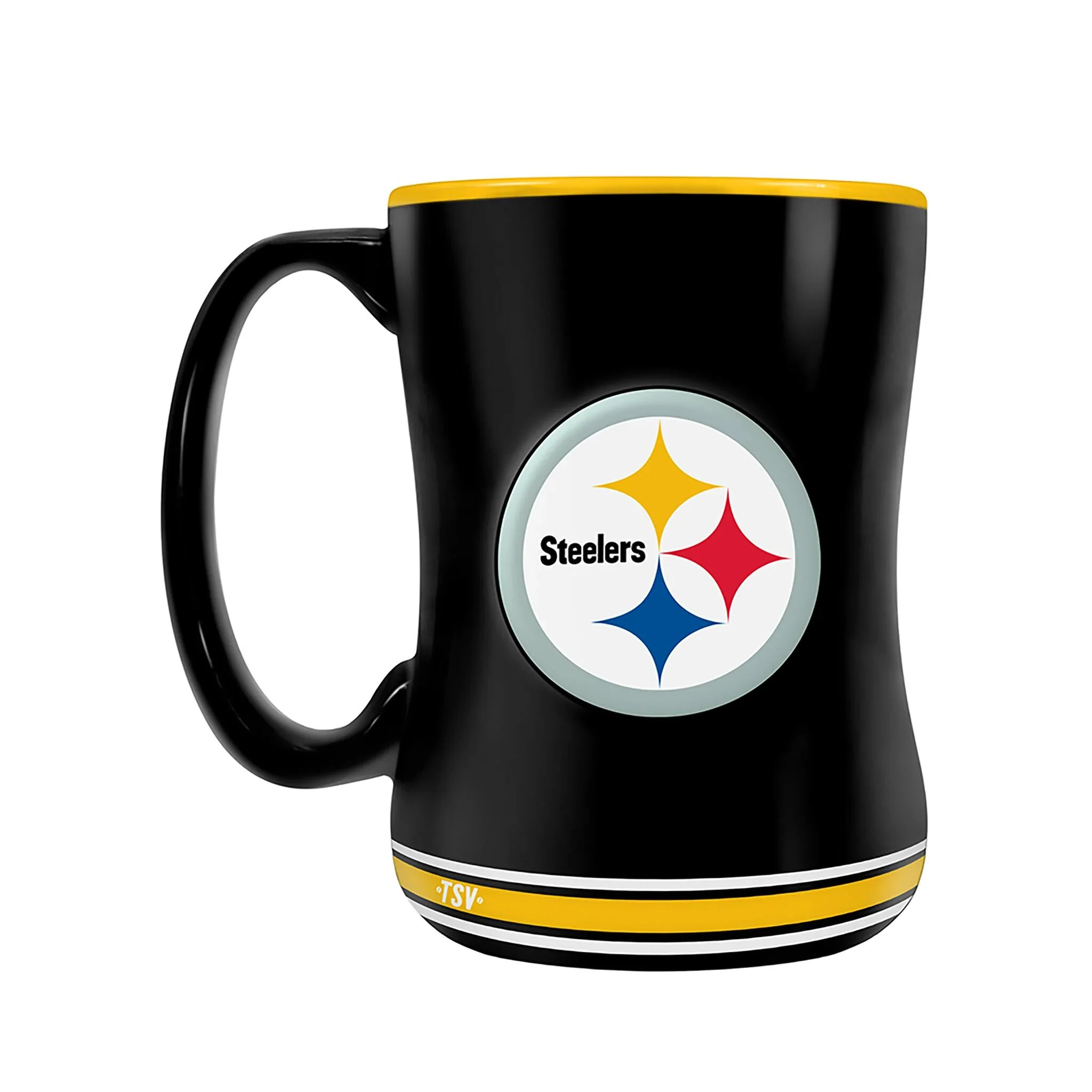 Inglasco Team Crest (14 oz) Sculpted Mug - Pittsburgh Steelers
