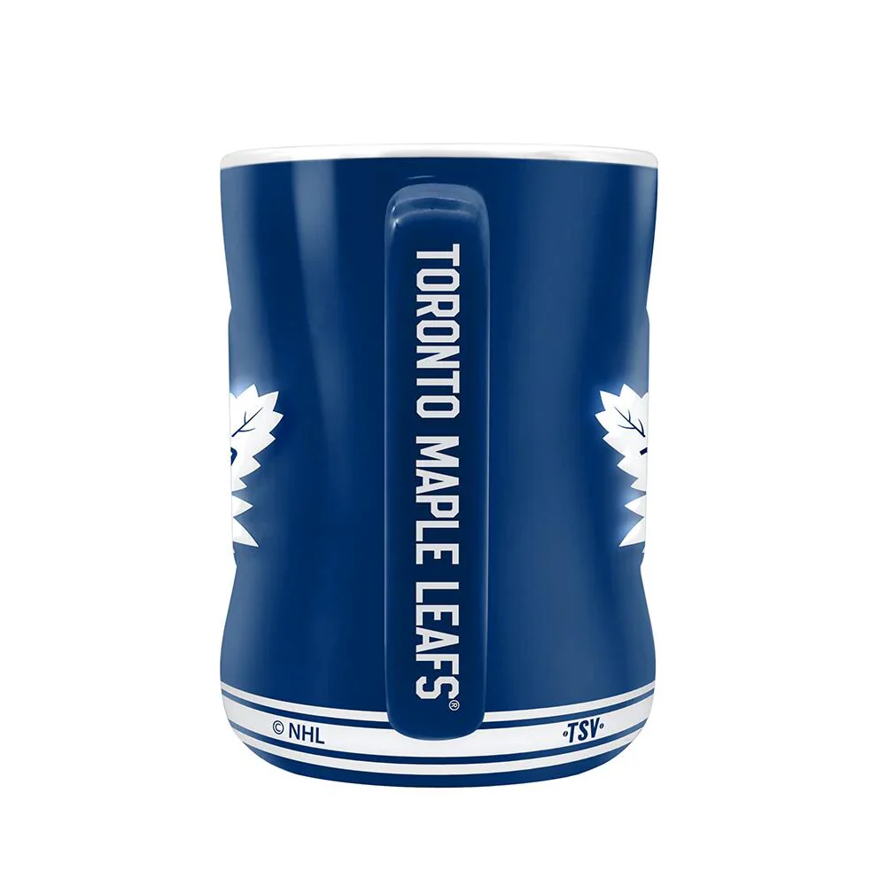Inglasco Team Crest (14 oz) Sculpted Mug - Toronto Maple Leafs - Image 2