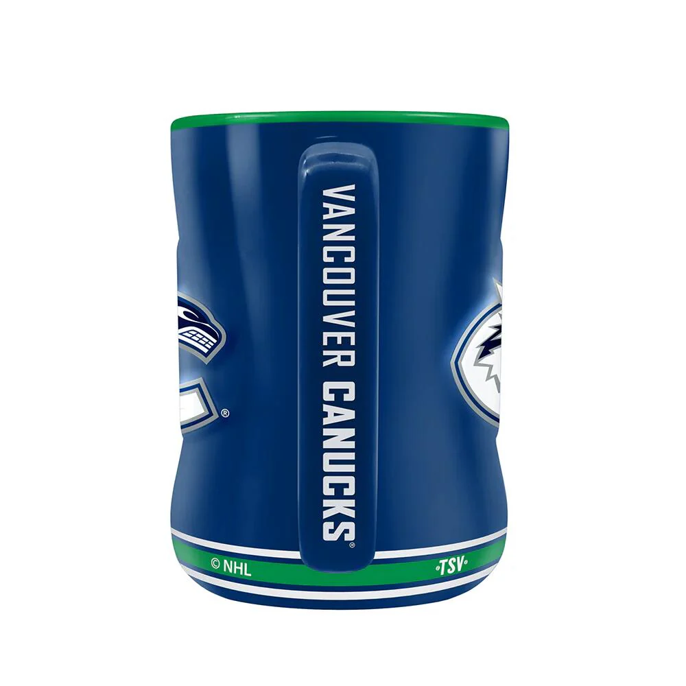 Inglasco Team Crest (14 oz) Sculpted Mug - Vancouver Canucks - Image 2