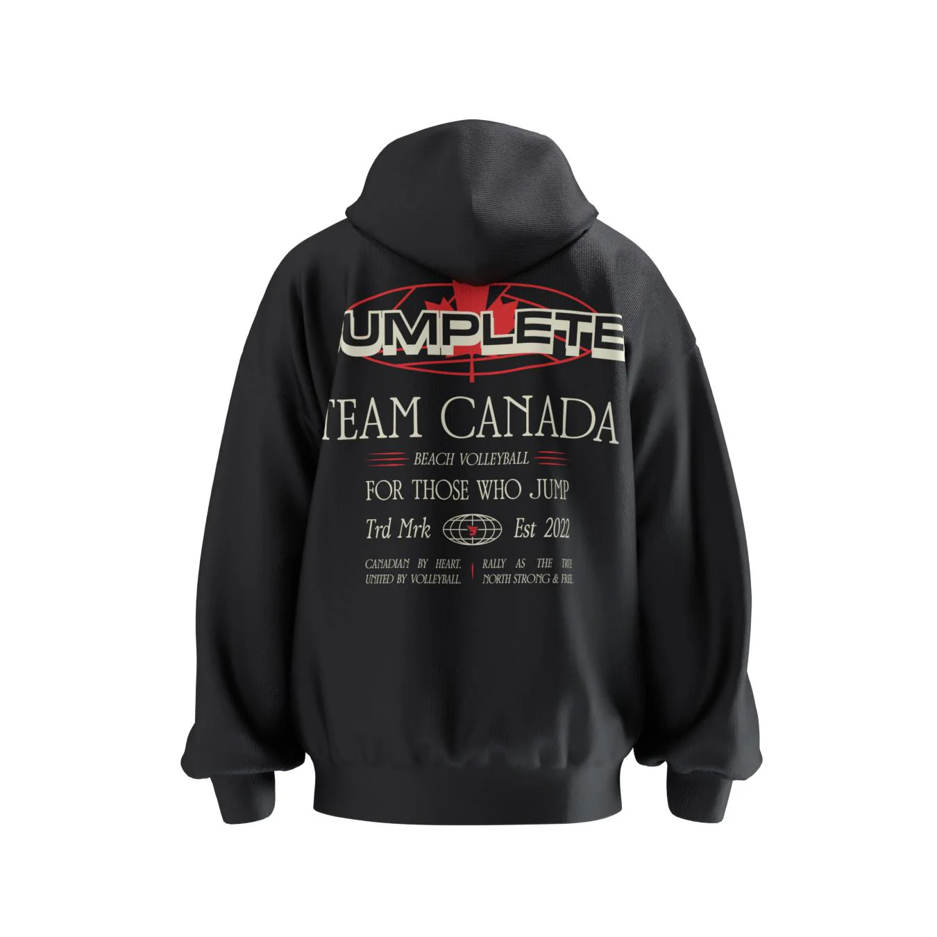 Jumplete Courtside Luxe Hoodie - Retro Canada - Image 2