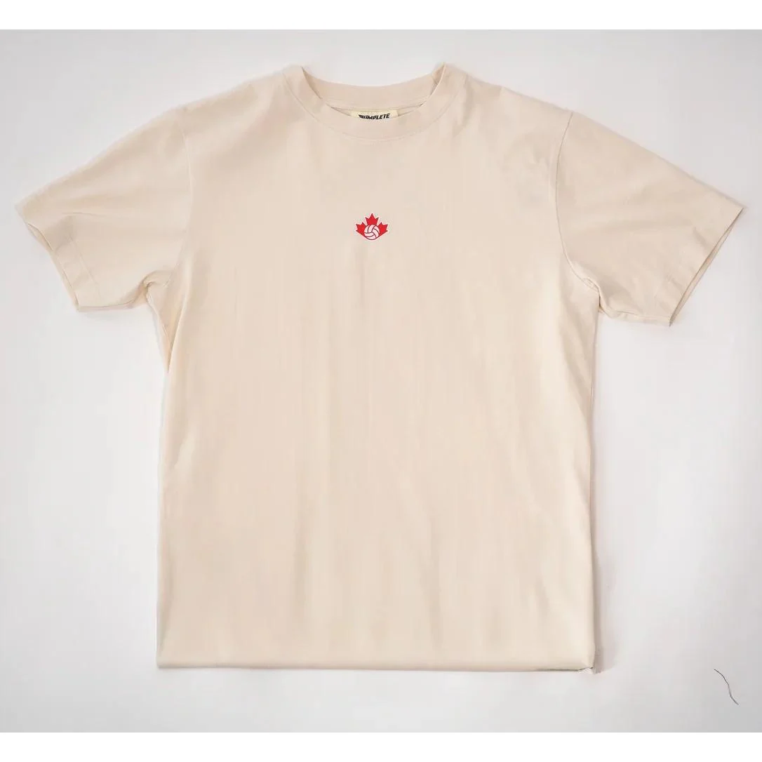 Jumplete Courtside Luxe Relaxed Fit Tee - Team Canada 90S - Image 3